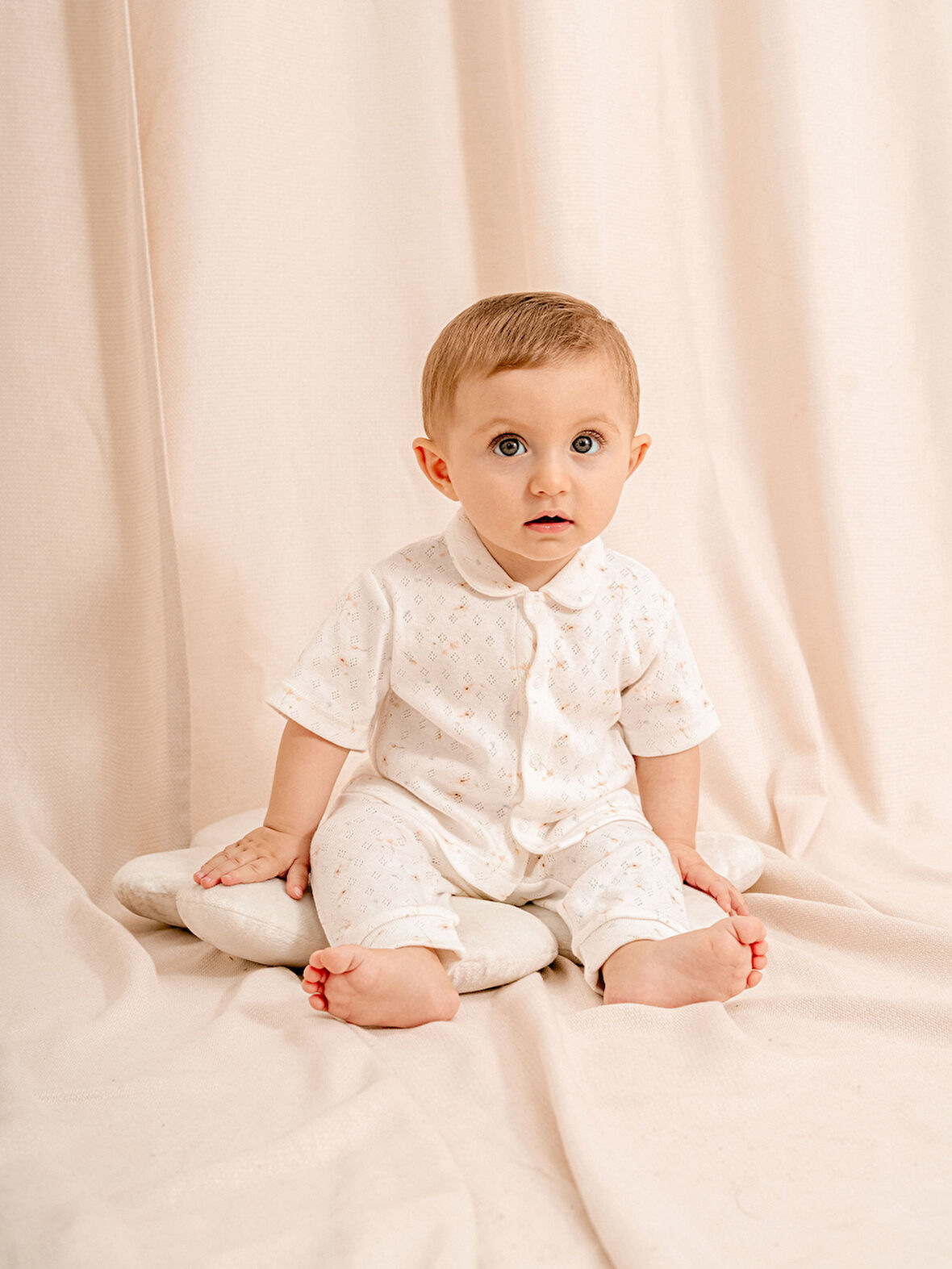 Jakarlı Bebe Yakalı 2’li Bebek Takımı | 3-24 Ay Arası |