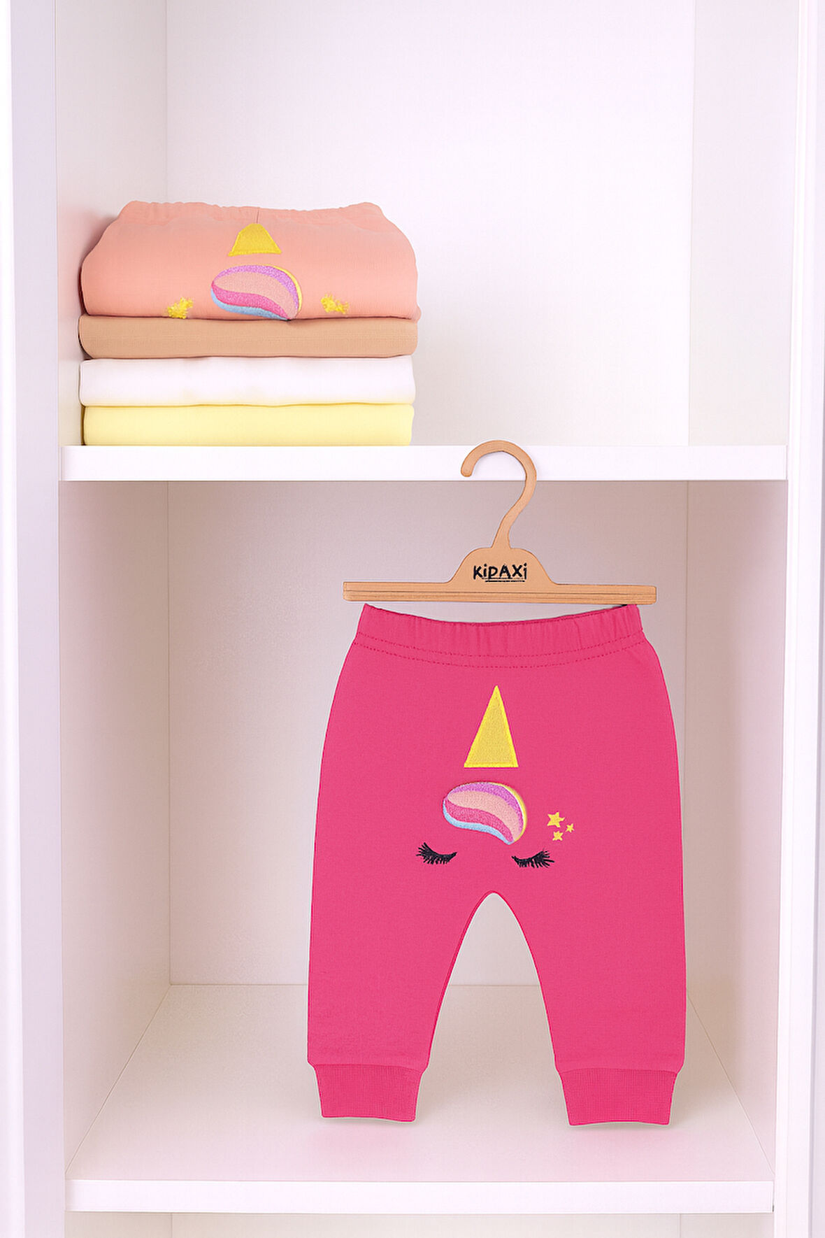 Nakışlı Patiksiz 4 Adet Tek Alt  3-6/6-9/9-12/18-24 AY