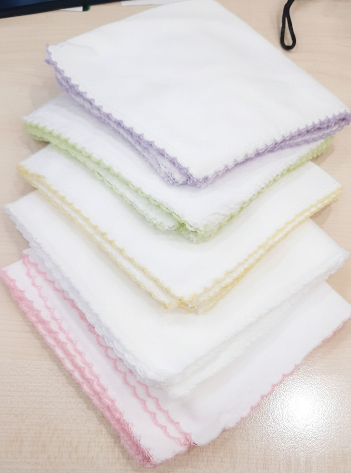 Bebek Ağız Mendili 1 paket içinde 10 Parça Penye Mendil 