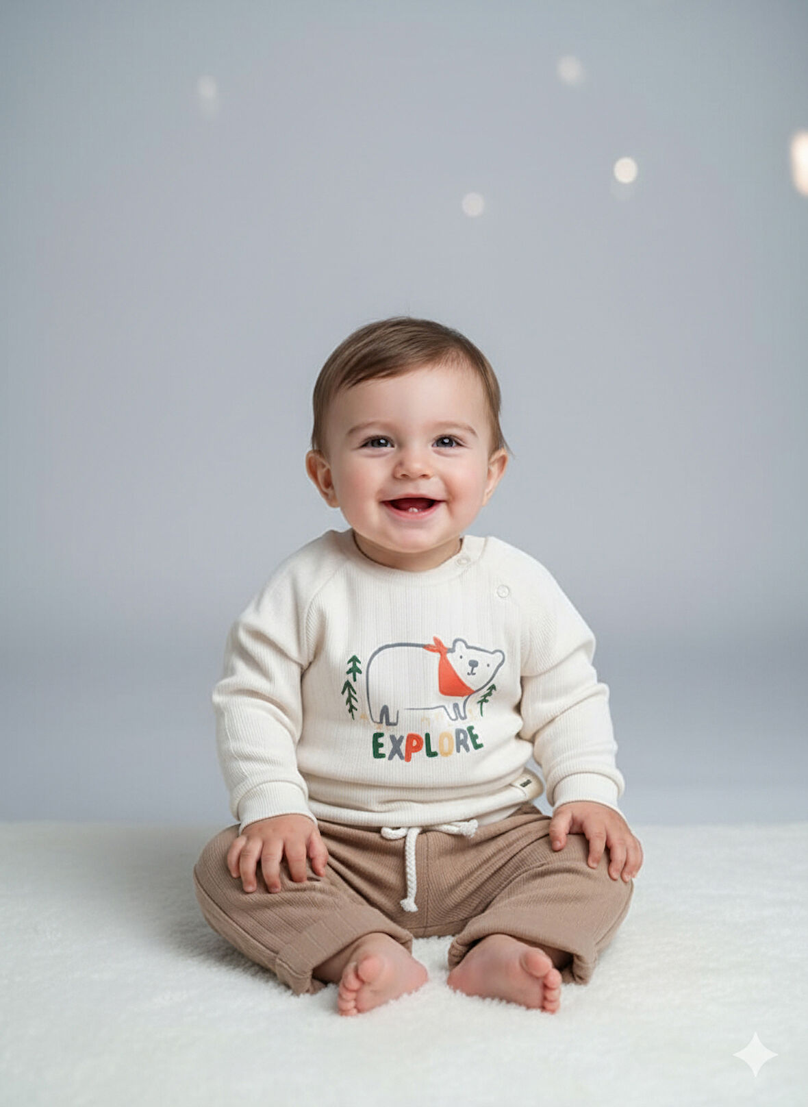 Erkek Çocuk Eşofman Takımı 2'li 3-24 Ay