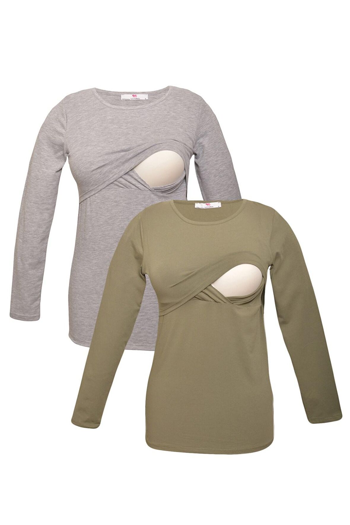 LuvmaBelly MYRB2704_2707 Emzirme tshirt seti