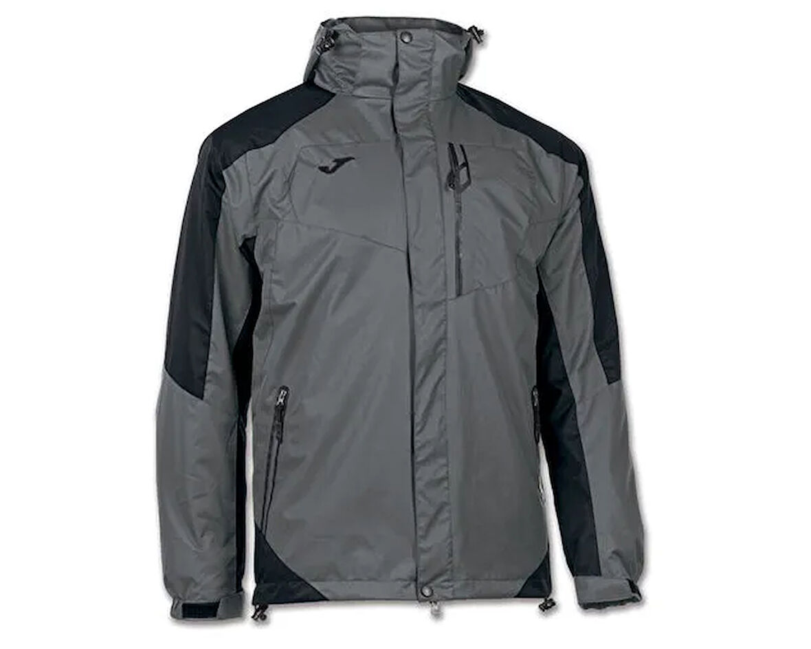 Joma Invictus Parka Grey Black Erkek Günlük Mont 100205.151 Gri