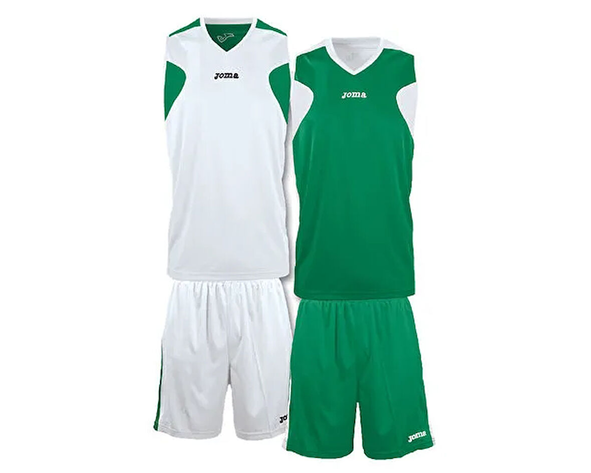 Joma Erkek Basketbol Forma & Şort Takımı Yeşil Basketball Reversible Set 1184,452