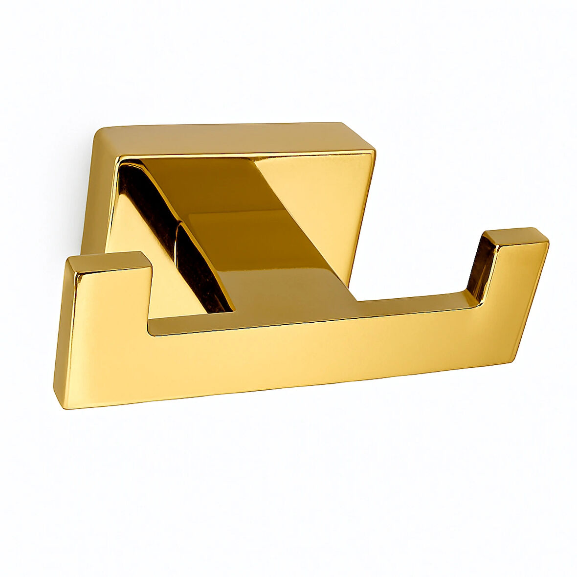 Adnoss Lüks Kenzo 2'li Askılık - Havlu Askılık - Bornoz Askılık - Gold