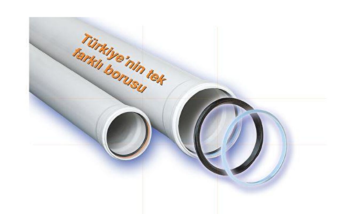 Ege Yıldız 50X2000 Pvc Boru 1,8 mm