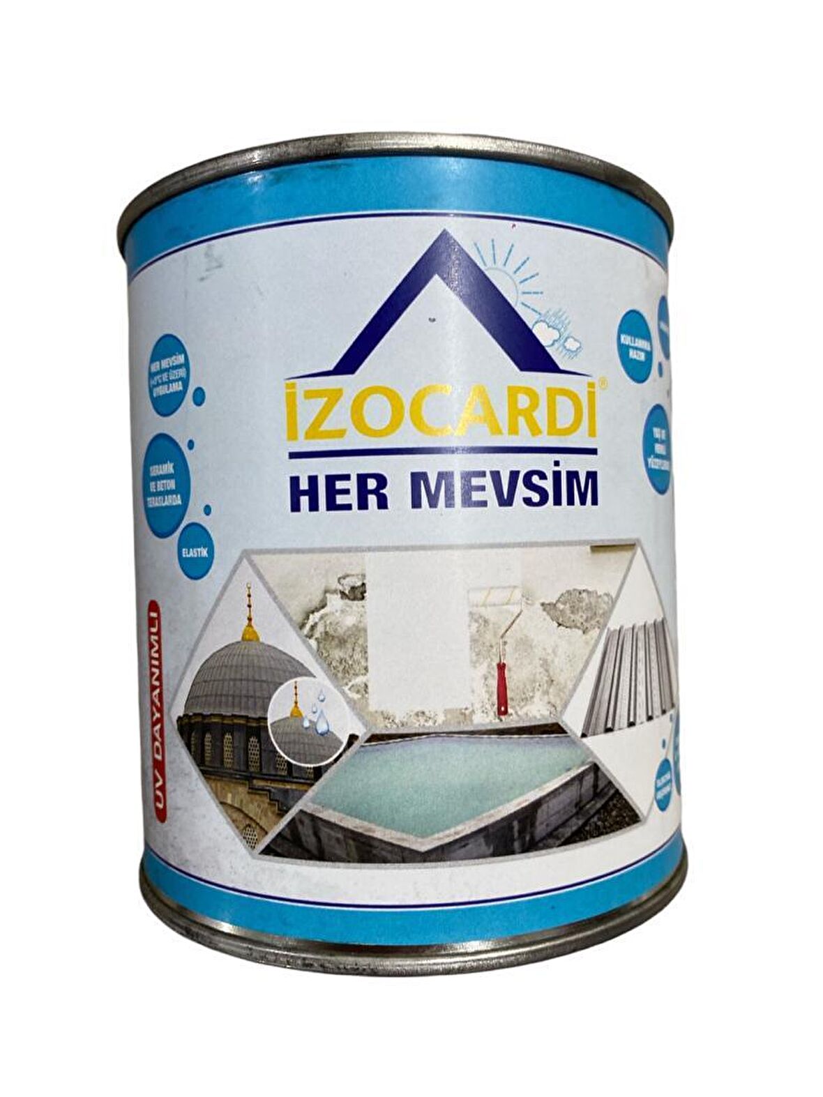 İzocardi Her Mevsim Şeffaf Su Yalıtım Sıvısı 1 Kg 