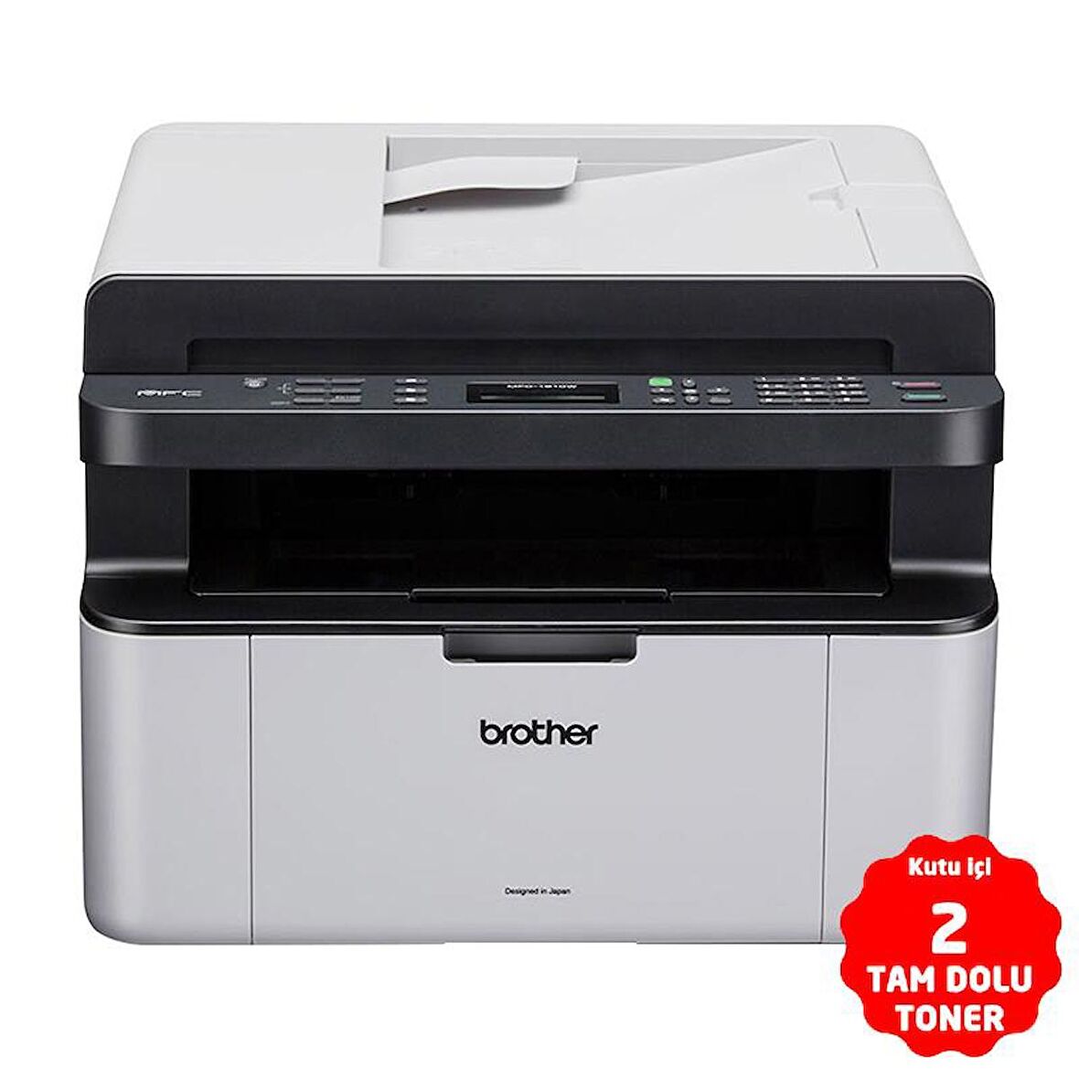 Brother MFC-1911W-2T Wifi Laser Yazıcı/Tar/Fot/Fax (2 Tam Dolu Toner)