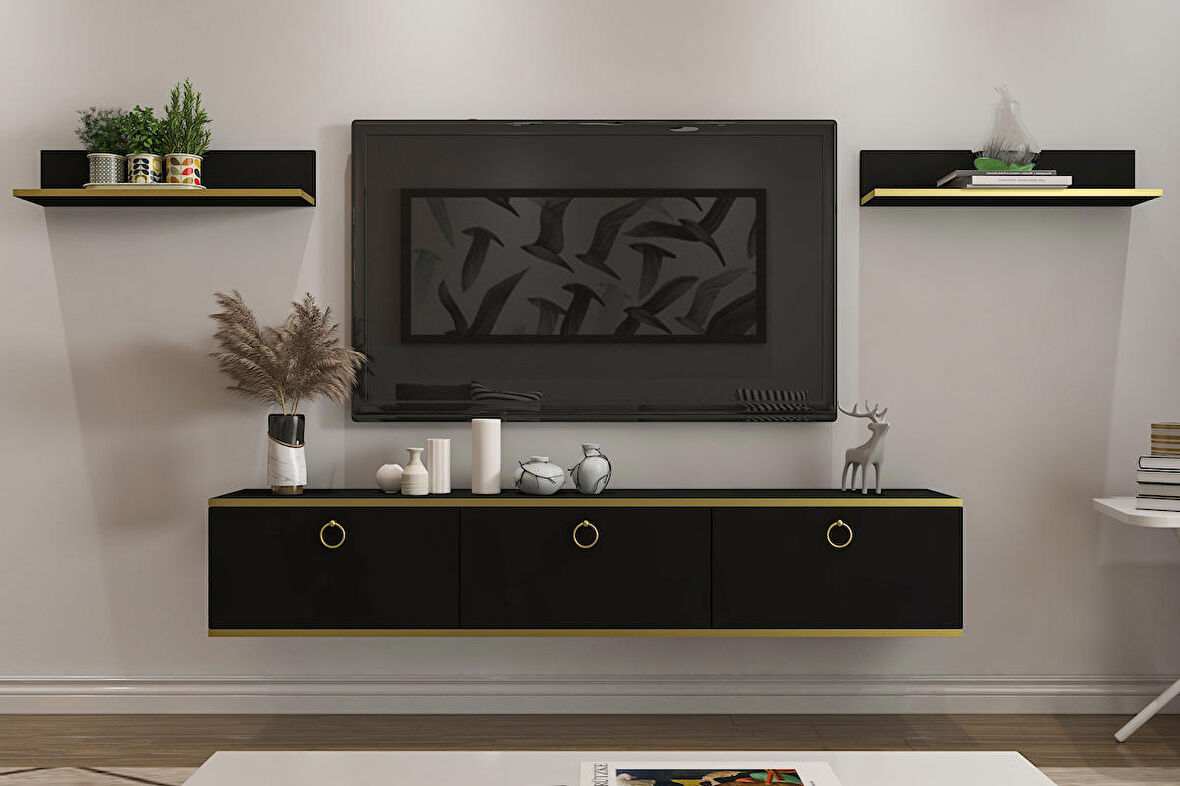 MOBİLYA GEZEGENİ BELLA TV ÜNİTESİ 150 CM Siyah