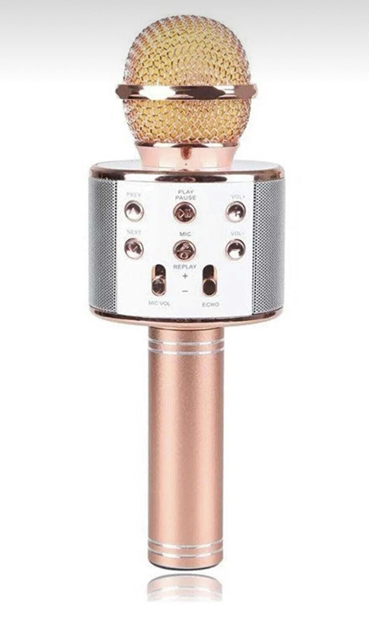 WS-858 KARAOKE MİKROFON (ROSE GOLD)