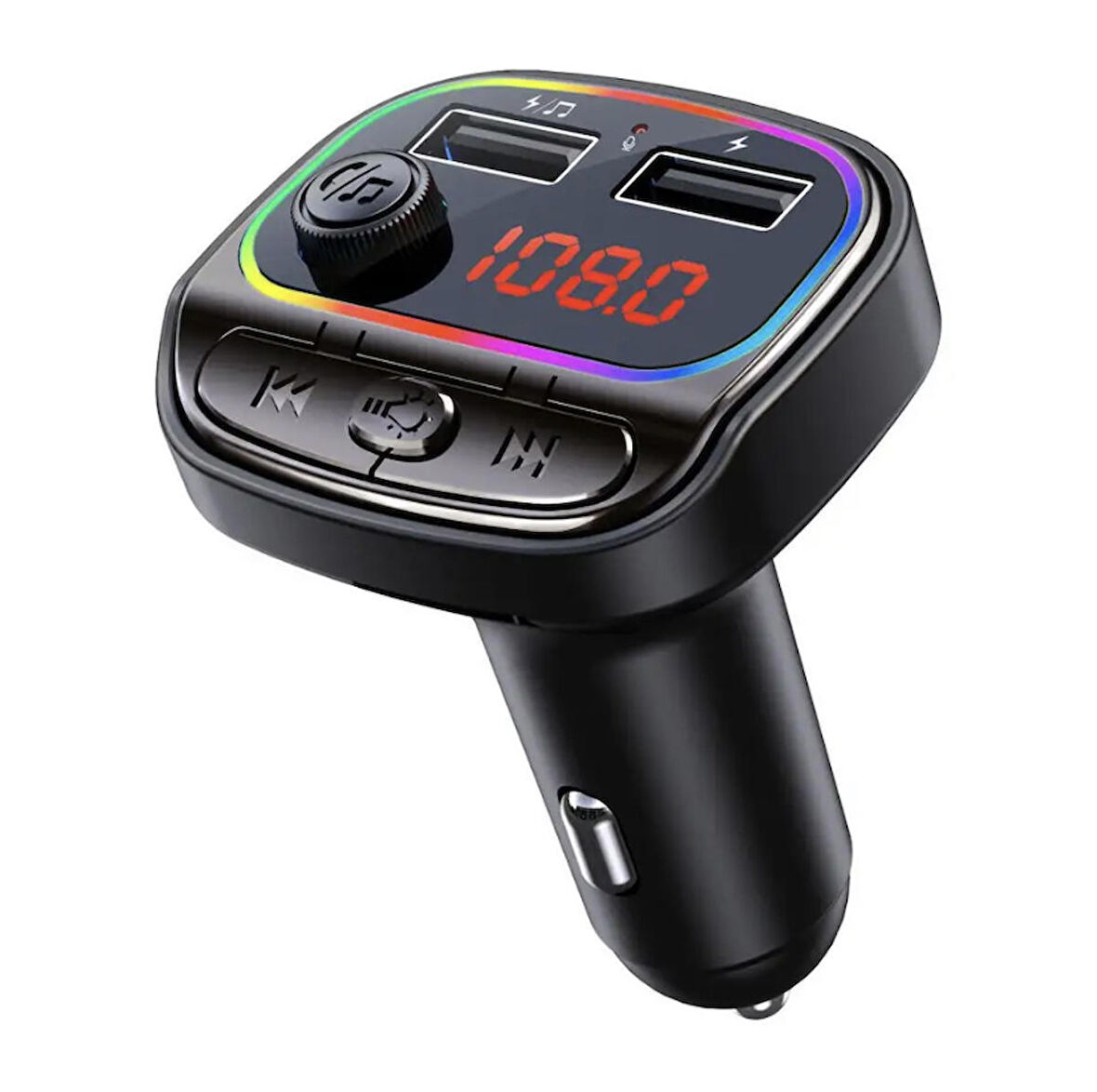 Araç Fm Transmitter Bluetooth Usb Mp3 Sd Kart C21