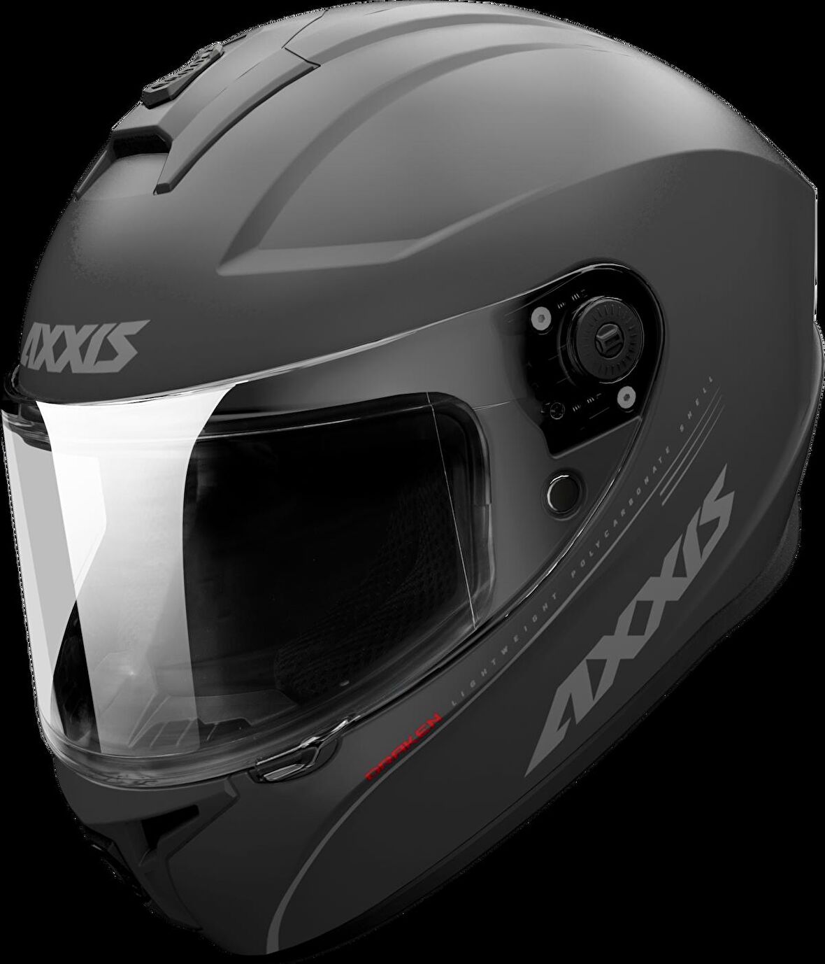AXXIS DRAKEN S SOLID V.2 MATT TITANYUM (BİR BEDEN BÜYÜK SİPARİŞ VERİNİZ)