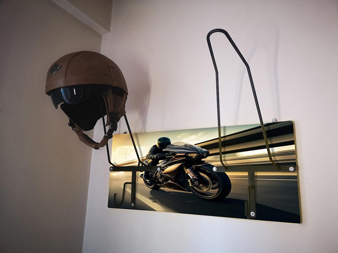 Motosiklet Kask Askısı, Motor Kask Askısı, Kask Askılığı KawasakiX2V1