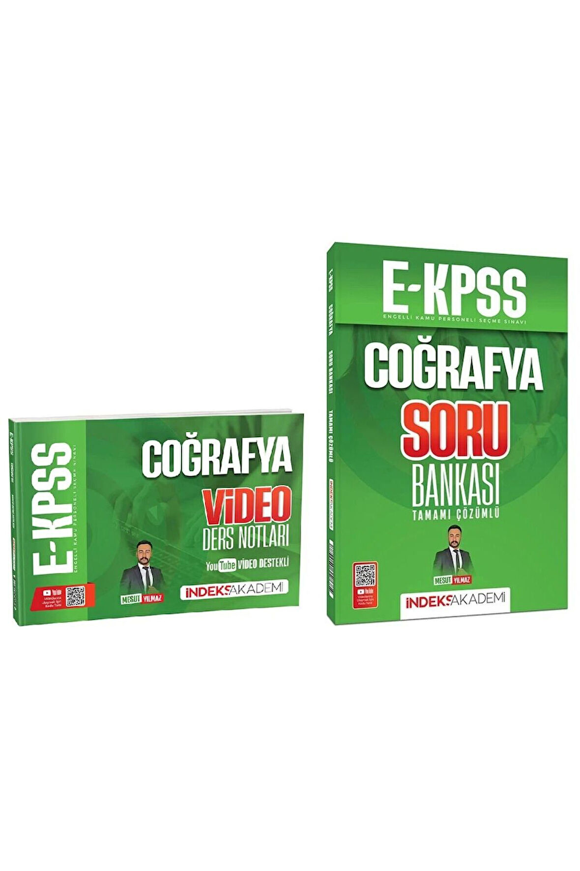 2026 İndeks Akademi EKPSS Coğrafya Video Ders Notları + Soru Bankası 2 li Set - Mesut Yılmaz İndeks