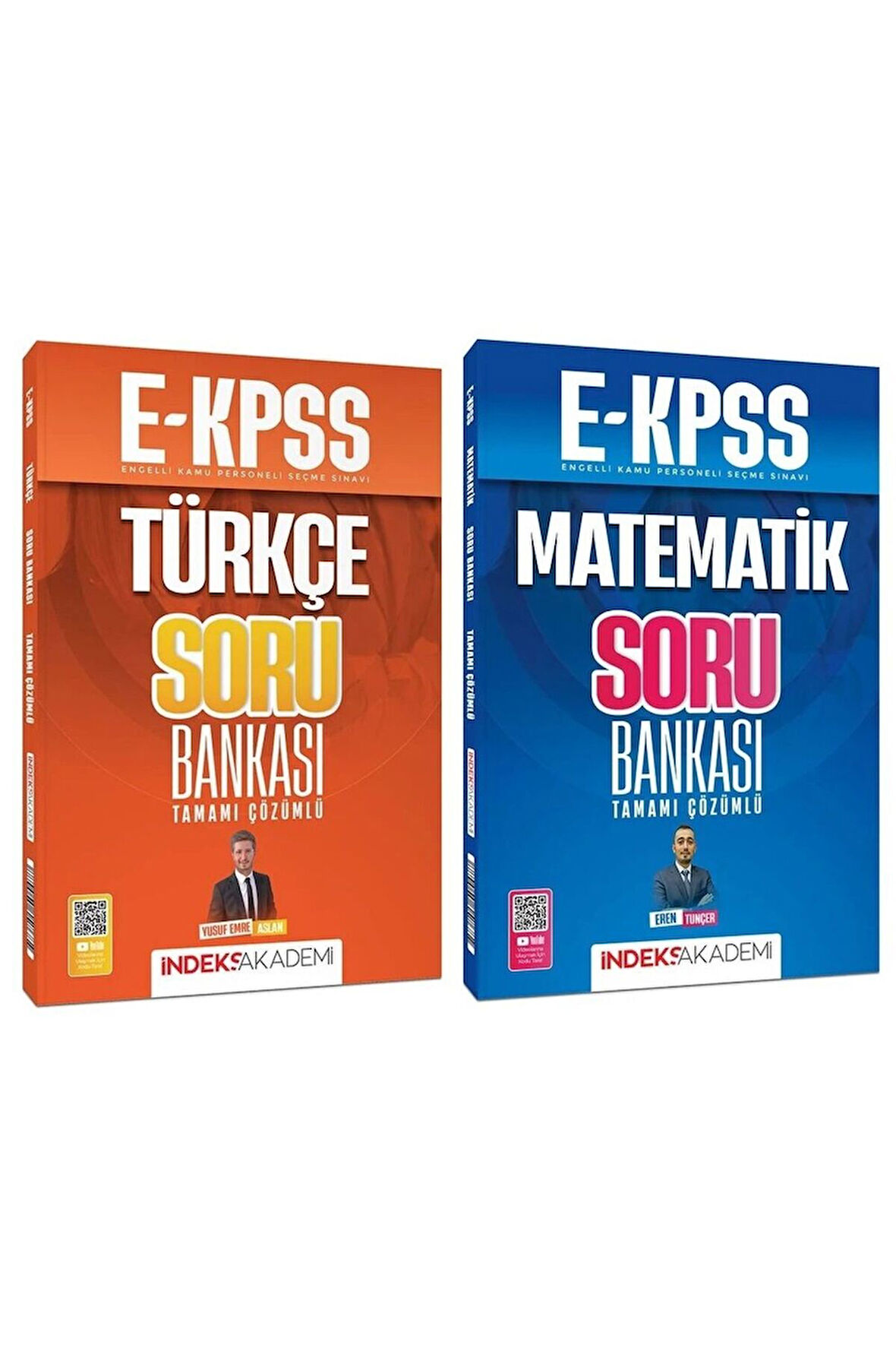 2026 İndeks Yayınları EKPSS Türkçe + Matematik Soru Bankası 2 li Set Yayıncılık