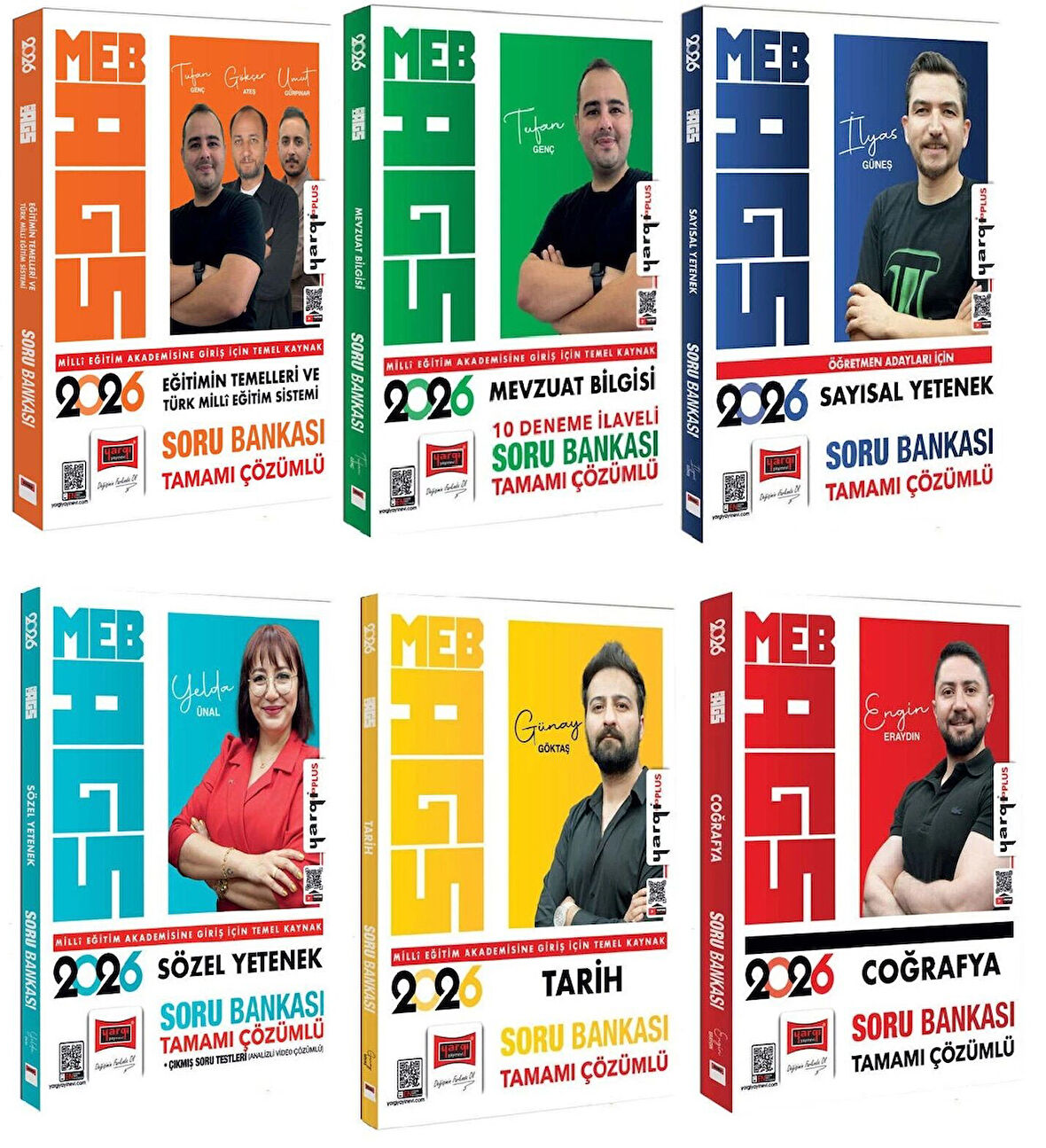 Yargı 2026 MEB-AGS Tüm Dersler Soru Bankası 6 lı Set