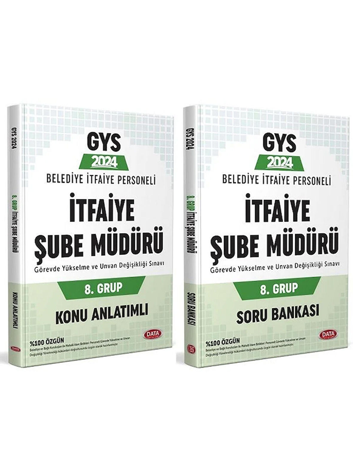 Data 2024 GYS Belediye İtfaiye Şube Müdürü 8. Grup Konu + Soru Bankası 2 li Set Data Yayınları