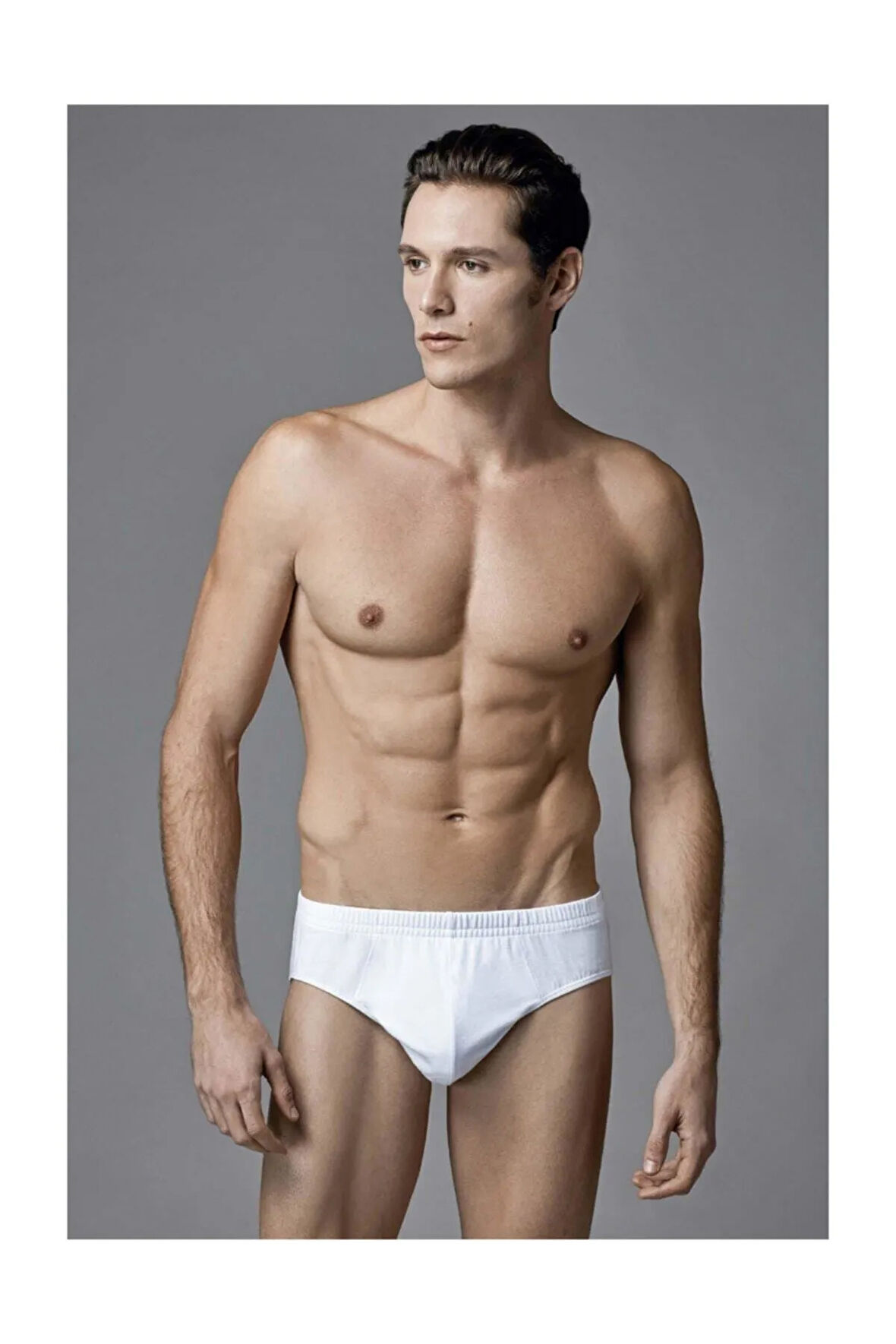 Erkek Penye Slip 6lı Beyaz S-m-l-xl-2xl-3xl-4xl %100 Pamuk