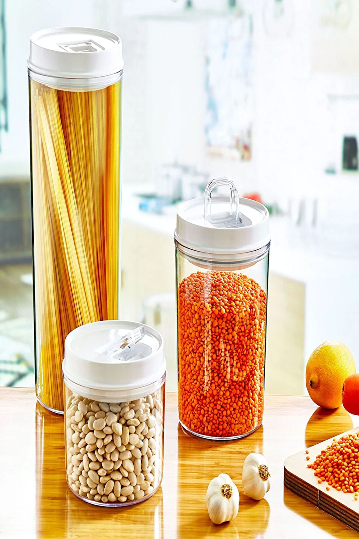 Modul Box Kavanoz 3' Lu Set Şeffaf