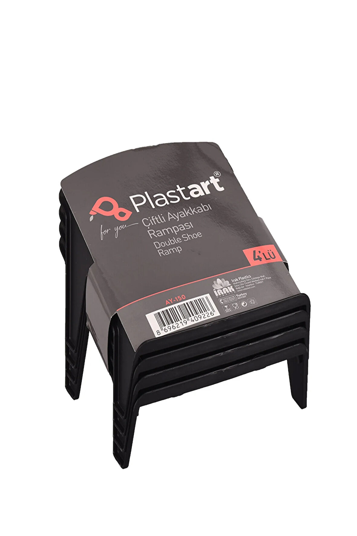 Ayakkabi Rampasi Çiftli Siyah 4 Lu Paket