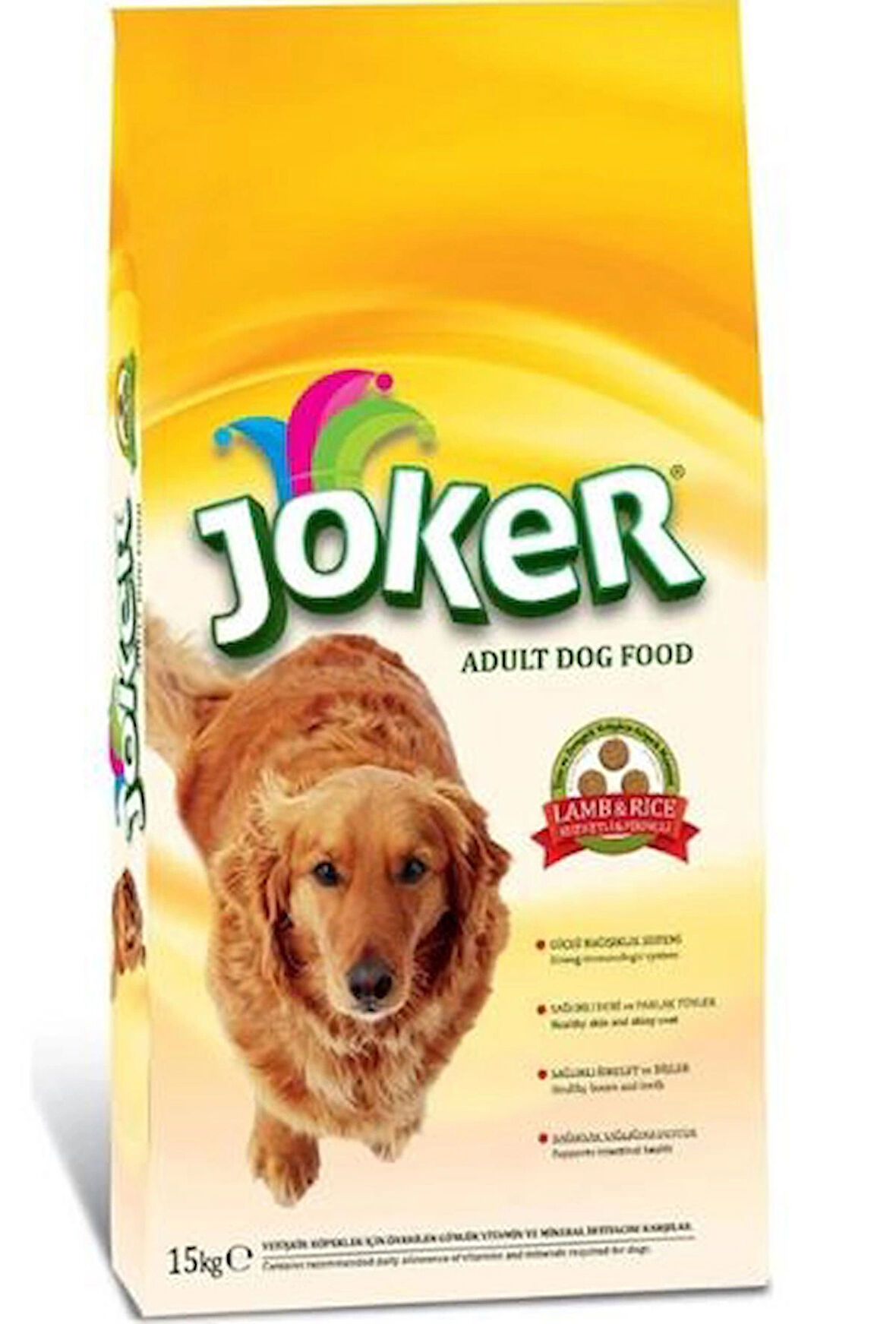 Joker Köpek Maması 15 Kg Kuzu Etli Ve Prinçli