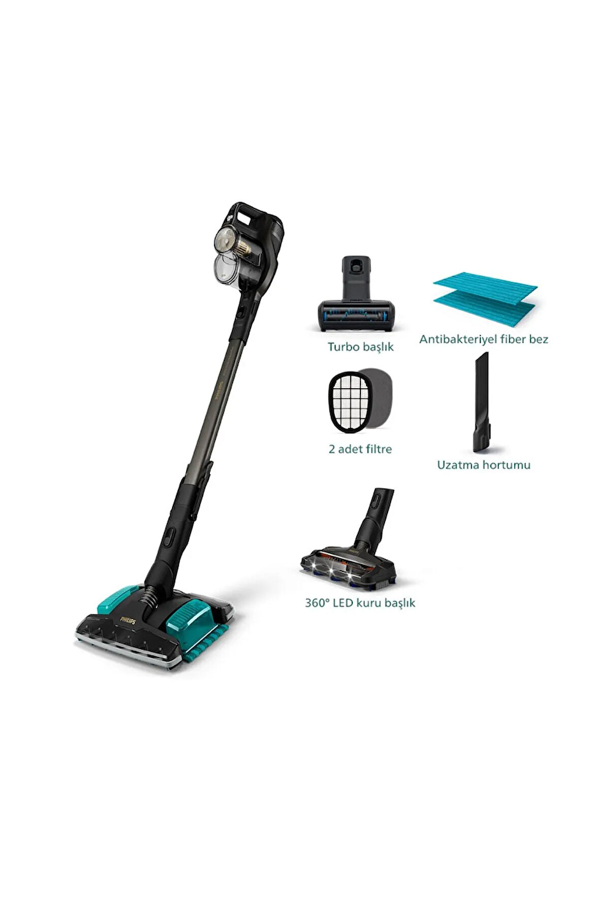 XC8349/01 Aqua Plus 25.2 V Dikey Şarjlı Süpürge