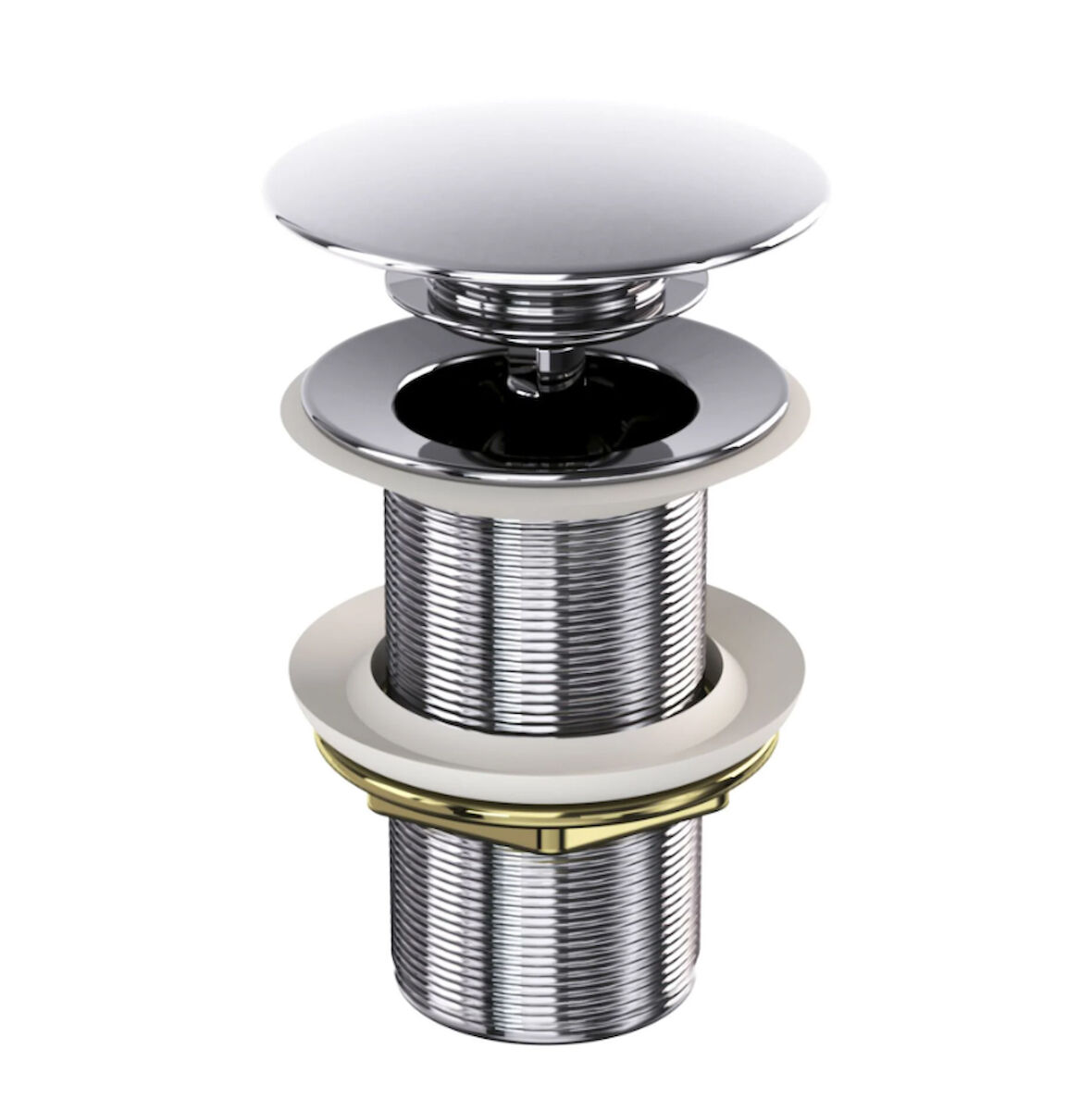 Bocchi Krom Lavabo Süzgeçi Su Taşma Deliksiz 6190-0001 Üst Grup