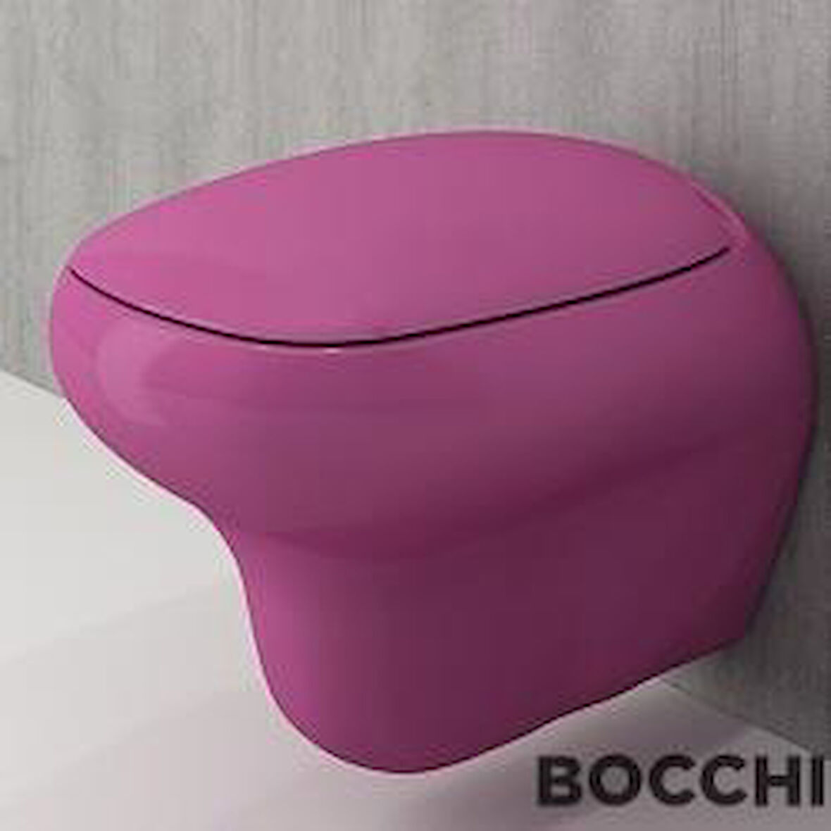 Bocchi Fenice Asma Klozet Kapağı Menekşe Moru A0327-023