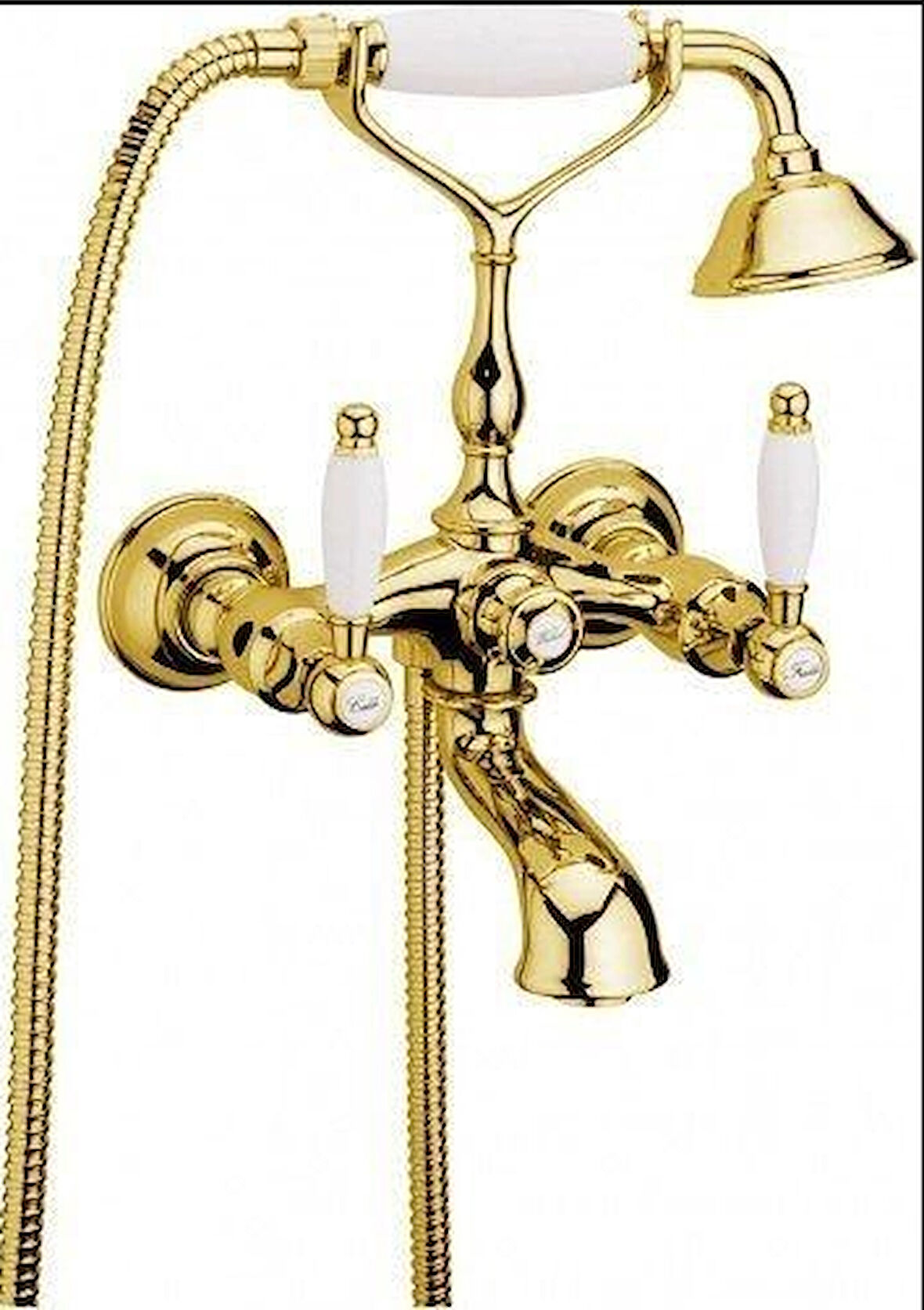 İtalyan Webert Dorian Banyo Bataryası -1.5m Spi̇ral Hortum-el Duşu Seti̇ Ve Askisı Dahi̇l Altın