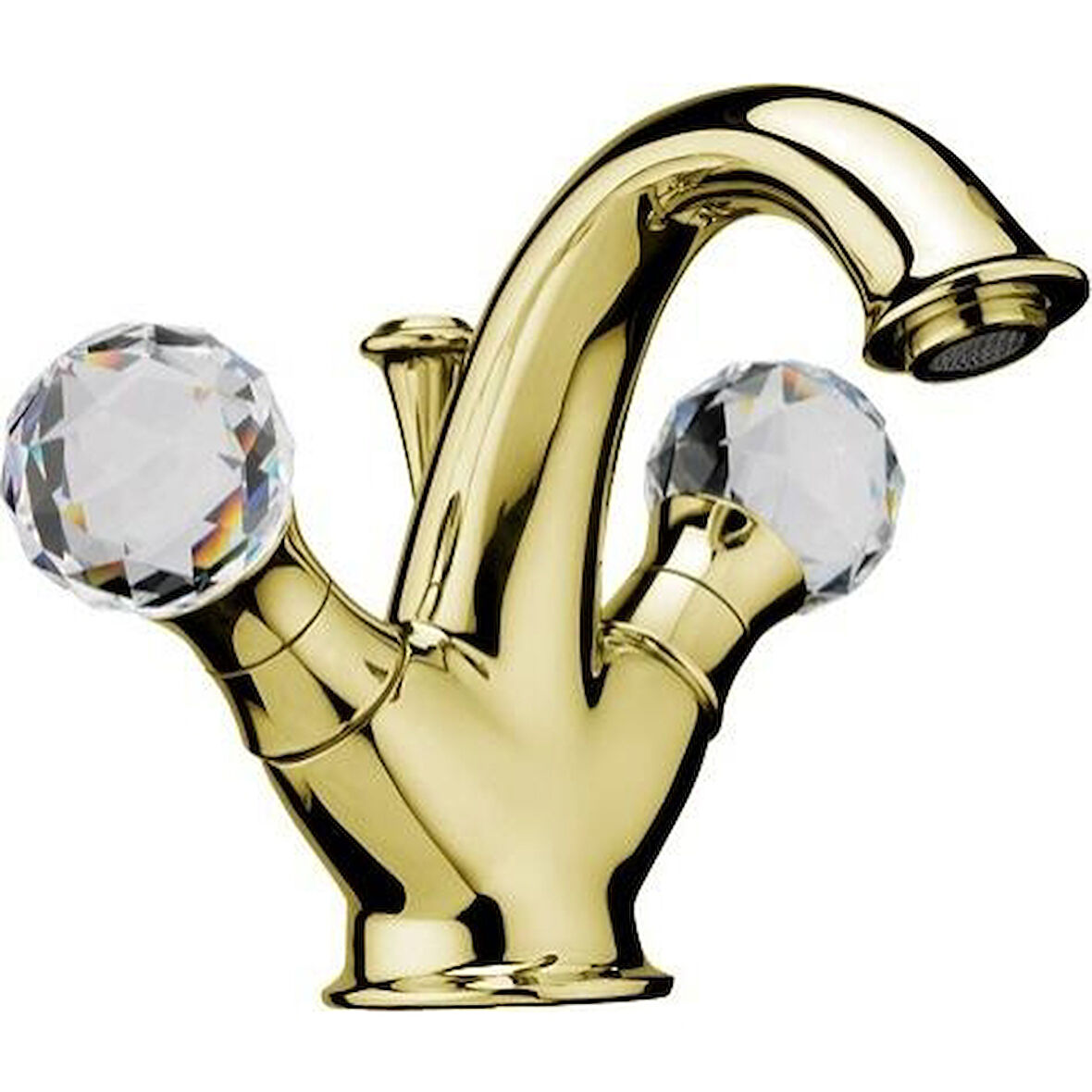 Webert Karenina Lavabo Bataryasi Altın-Swarovsky Taşli Si̇fon Kumandali