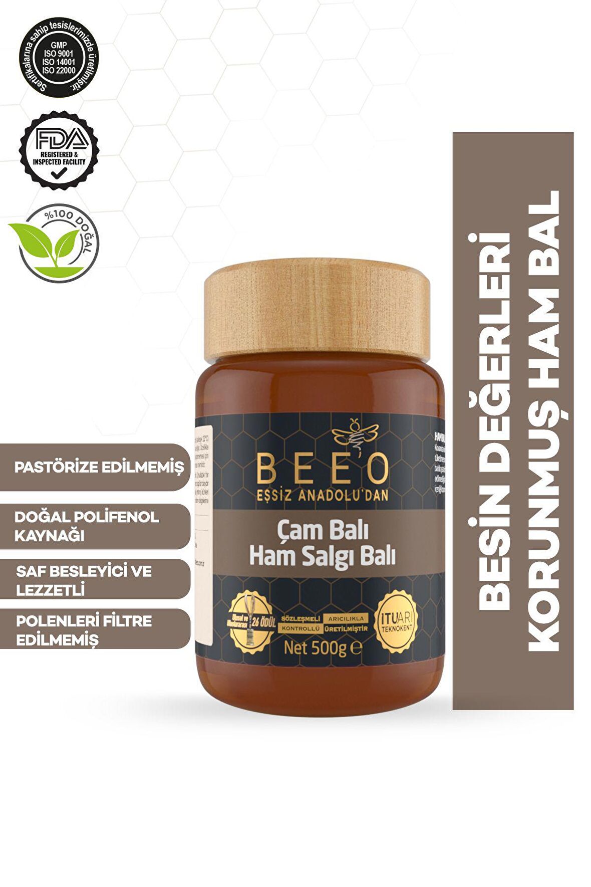 Çam Balı Ham Salgı Balı 500 gr