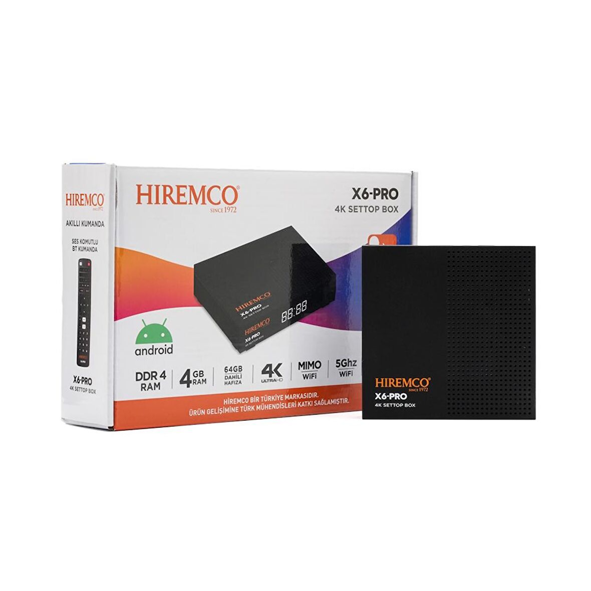 Hiremco X6 PRO Android Box