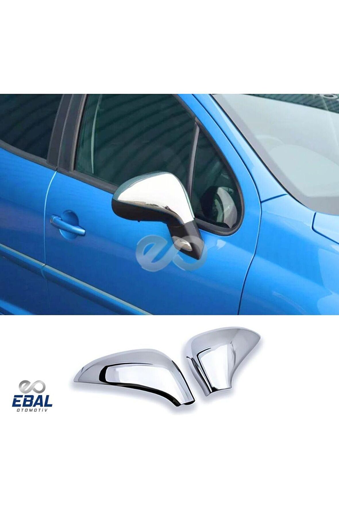 Peugeot 308 Krom Ayna Kapağı 2 prç. 2007-2013 Arası P. Çelik