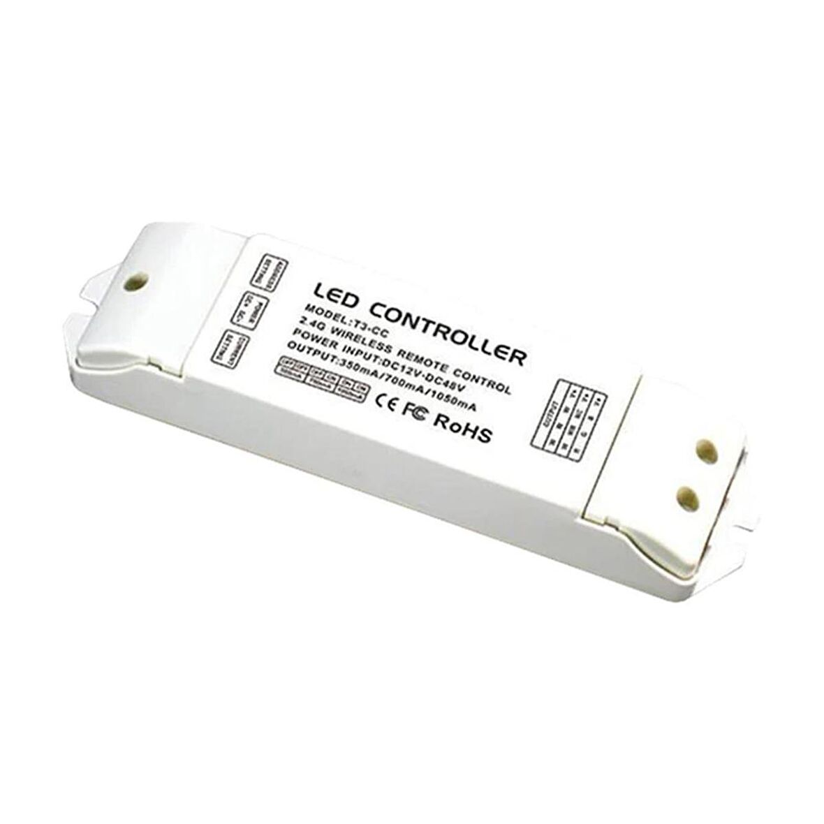 Ltech 2.4G Kızılötesi Led Kontrolcüsü 12-48V DC 350MA/700MA/1050MA - T3-CC