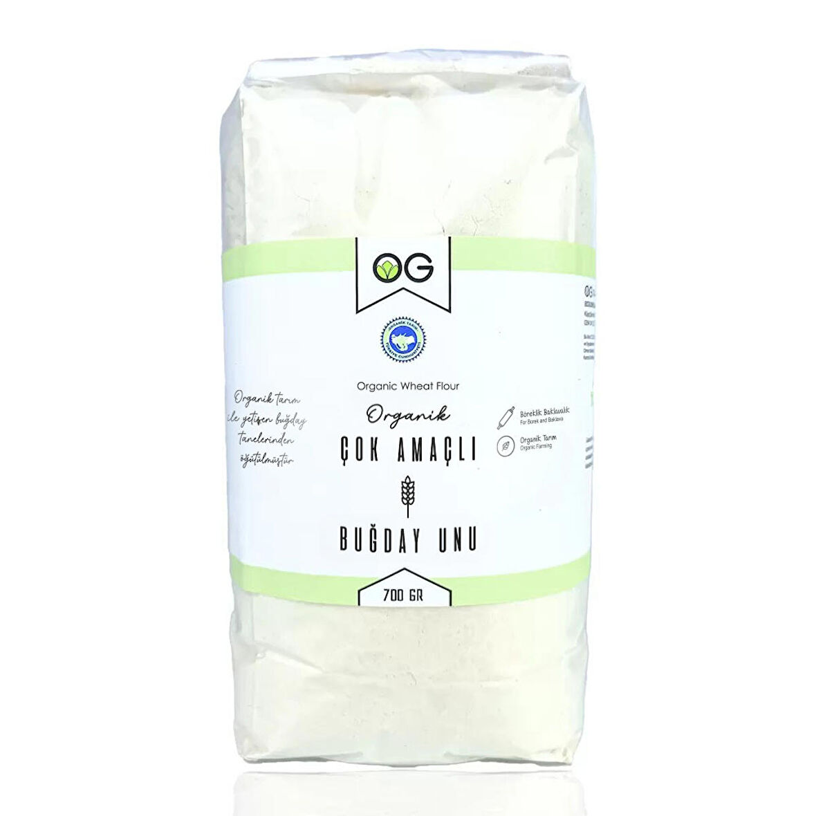 Organik Çok Amaçlı Buğday Unu 700 Gr