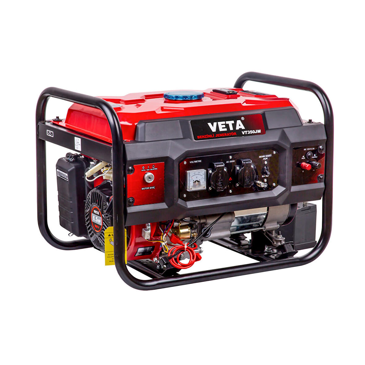 Veta VT350JM5 Eur5 Jeneratör 3,5 kVa Marşlı Benzinli Monofaze