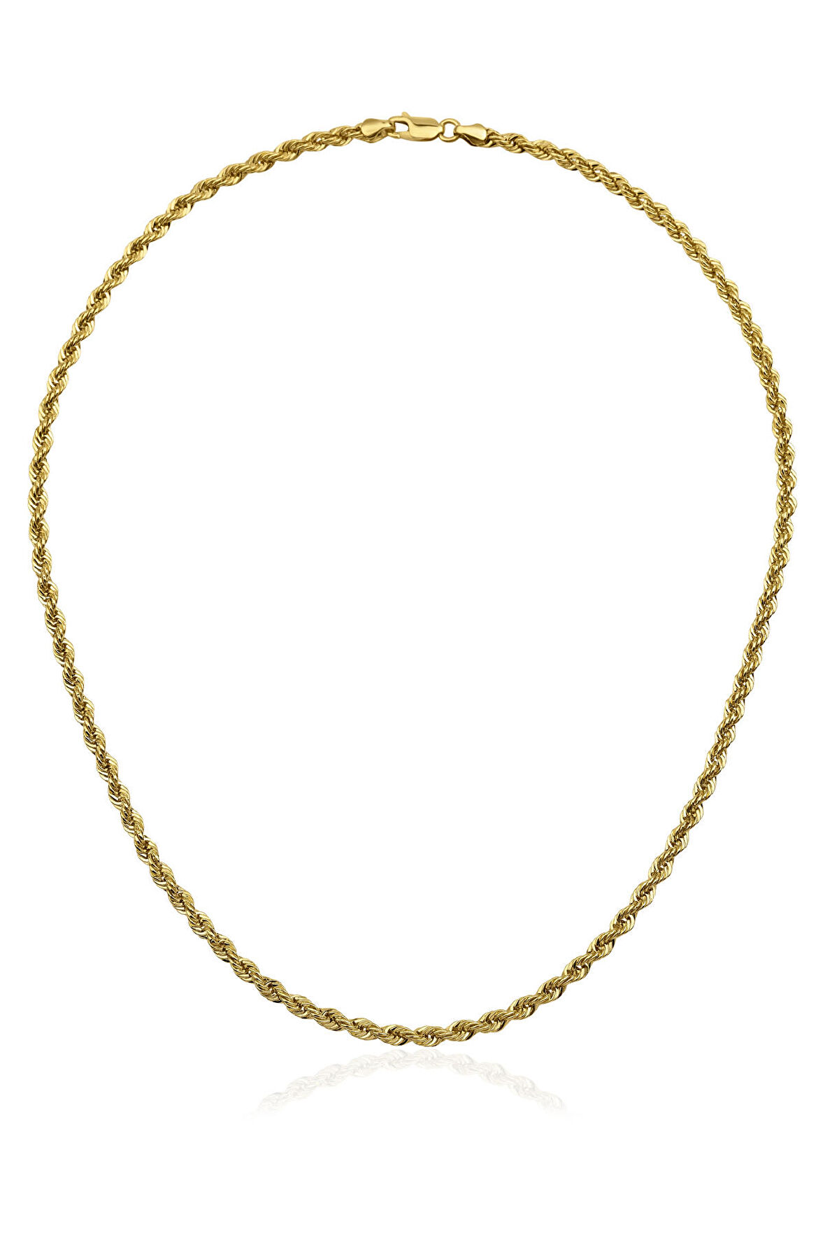 14 Ayar Altın Burgu Zincir 3.80 mm