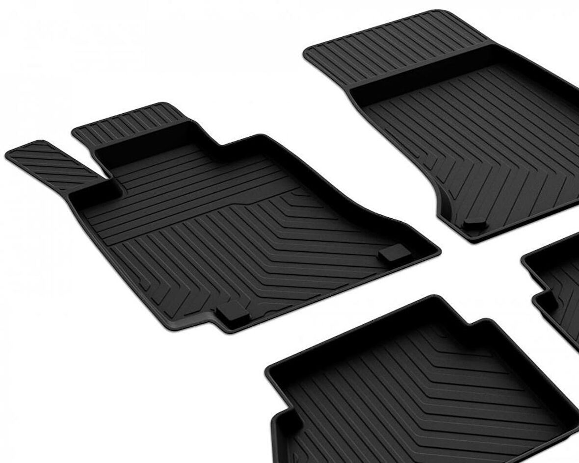 Mercedes CLS C218 Ferrous 4D Havuzlu Kauçuk Paspas 2010 2018