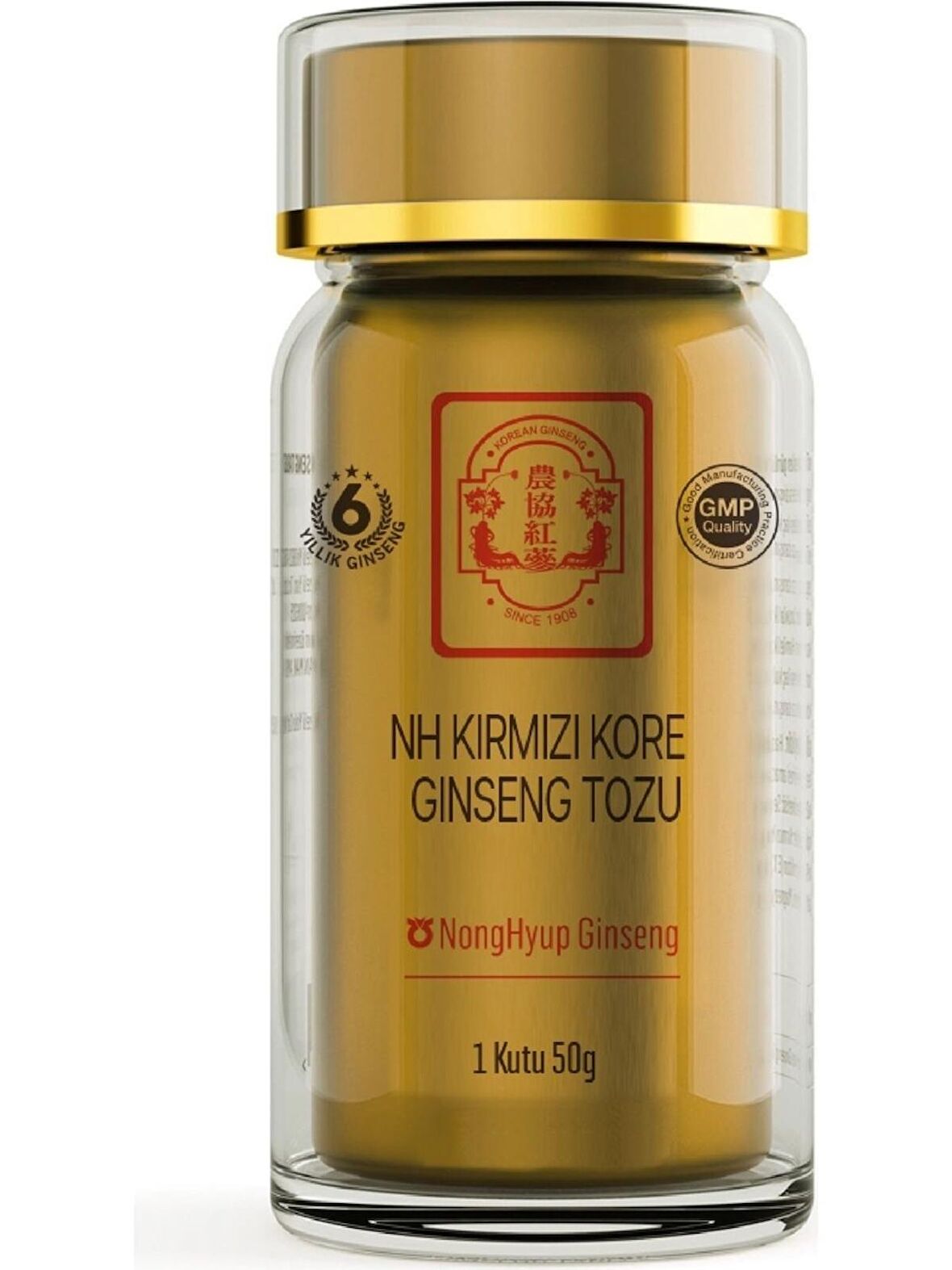Nonghyup Ginseng NH Kırmızı Kore Ginseng Tozu – 6 Yıllık – 50gr– NongHyup