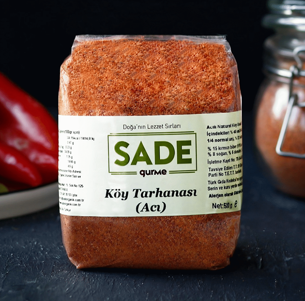 Sade Gurme Köy Tarhanası 500 gr