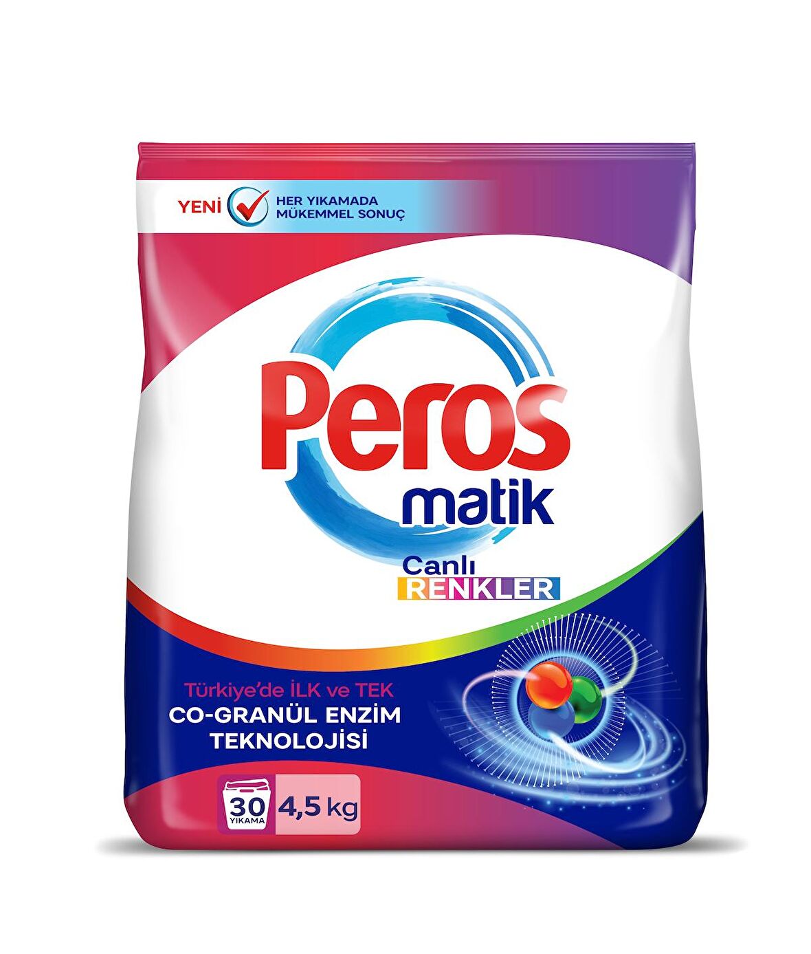 Peros Matik Canlı Renkler 4,5kg