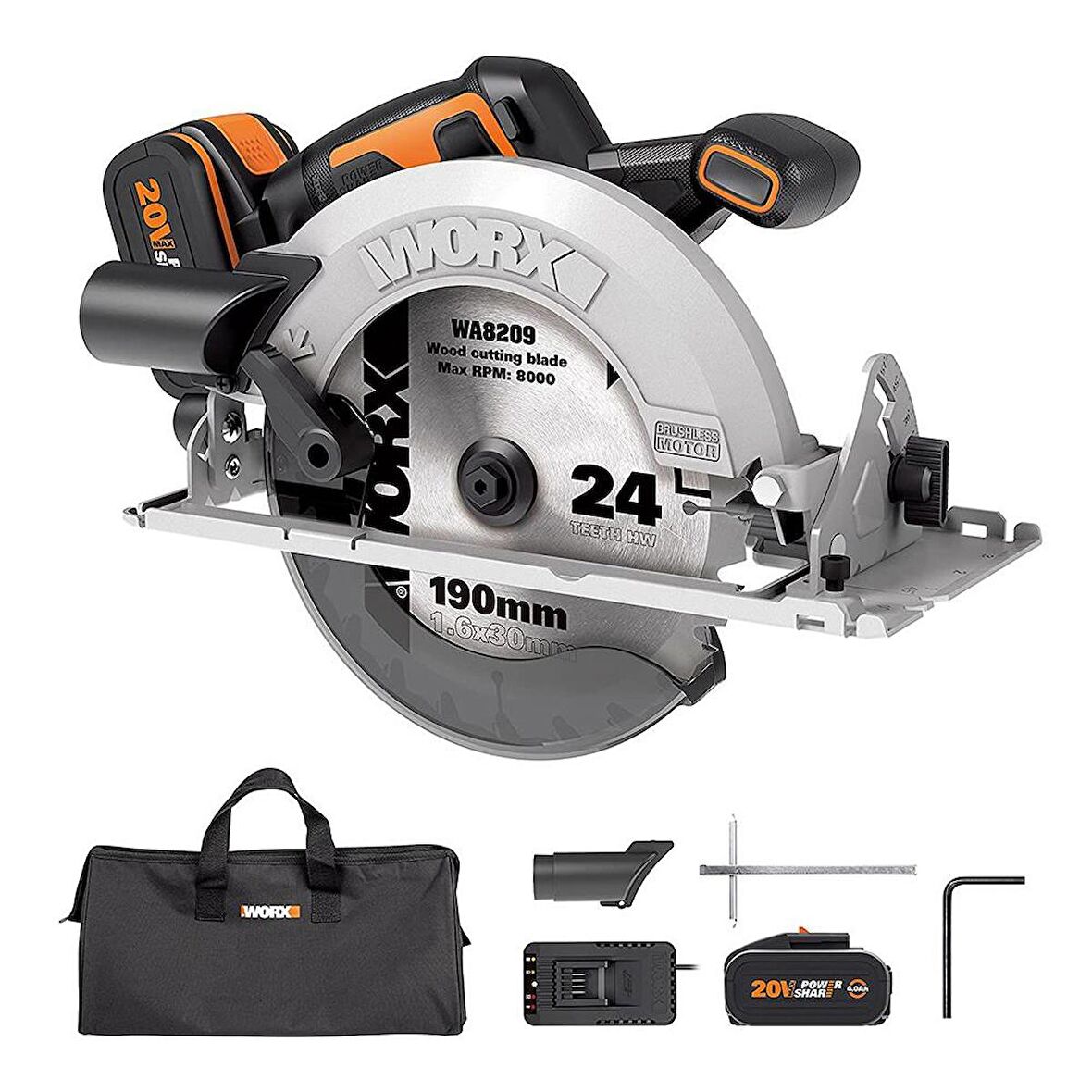 Worx WX520 Akülü Daire Testere