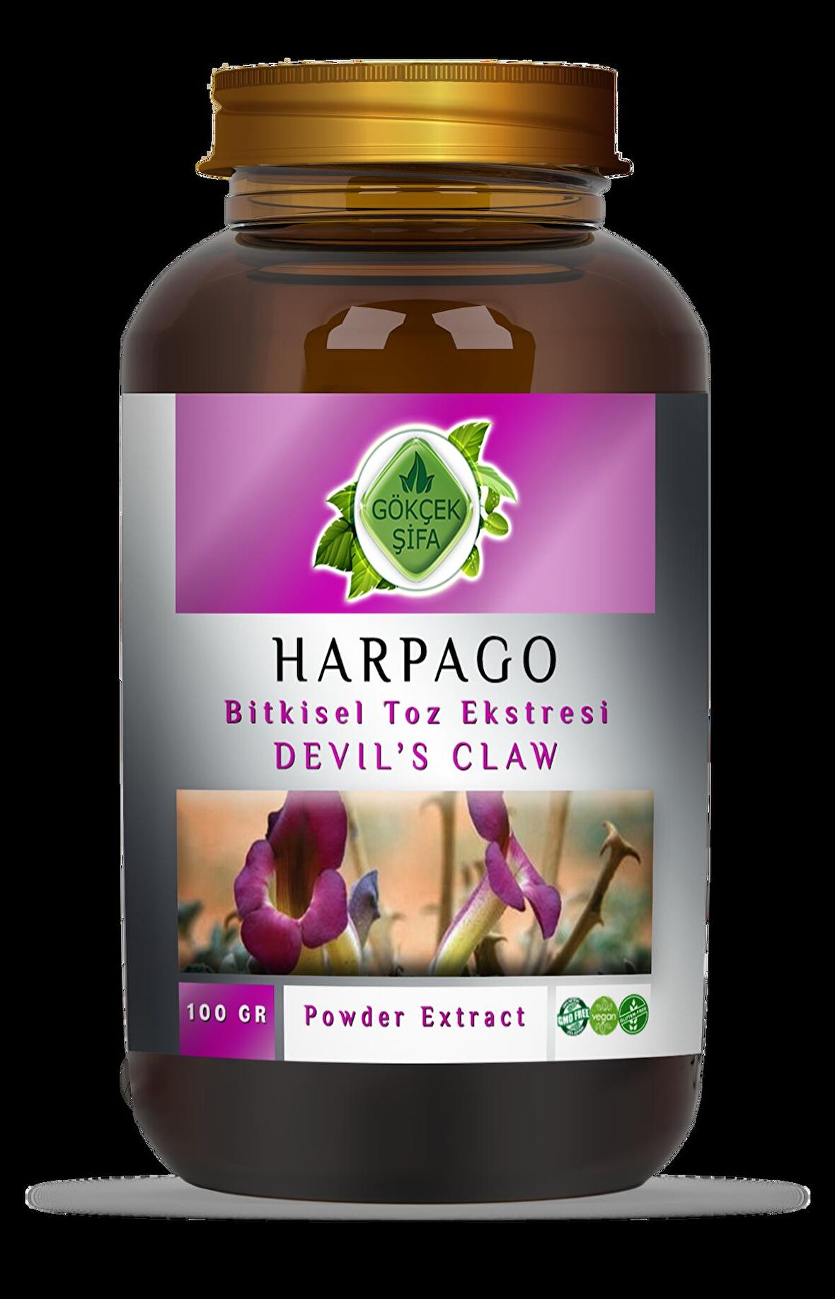 Harpago Toz Ekstresi 100 Gr. Cam Kavanoz