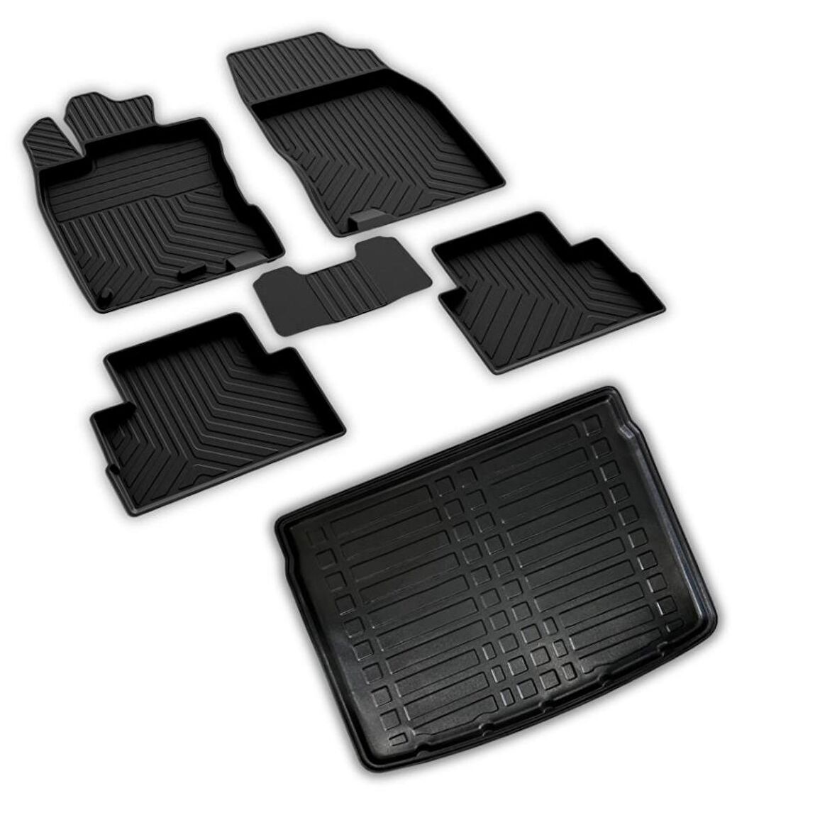 Renault Kadjar Ferrous 4D Paspas ve 3D Bagaj Havuzu 2015 2018