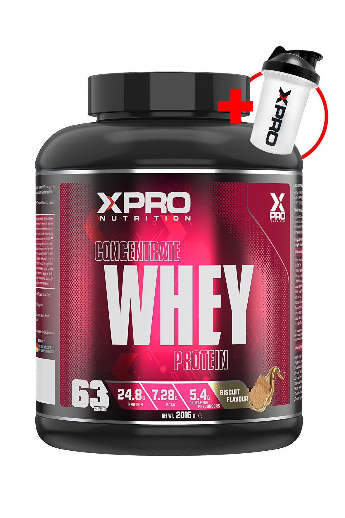 Xpro Concentrate Whey Protein Tozu 2016gr
