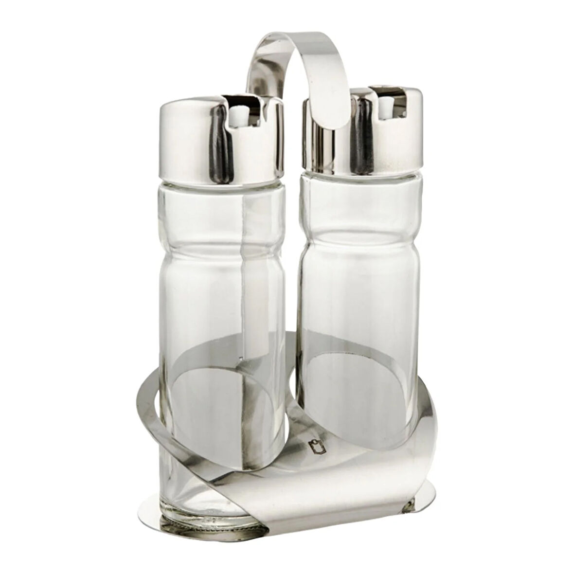 Yağ & Sirke Dispeneri Cam ve Çelik Profesyonel Yağdanlık Sirkelik Ve Tutucu 170 ml