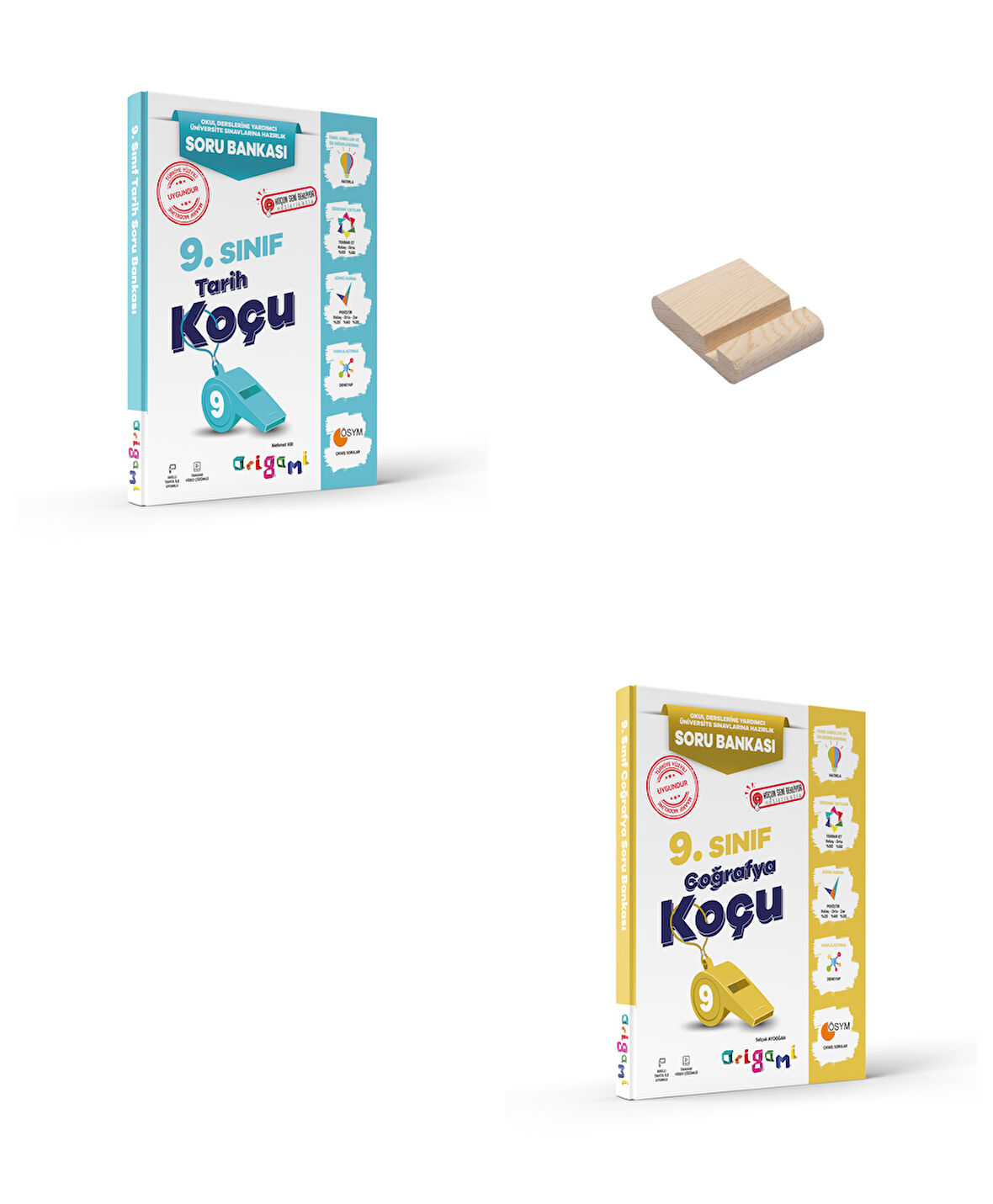 ORİGAMİ 9. Sınıf Tarih ve Coğrafya Soru Bankası + Telefon Standı