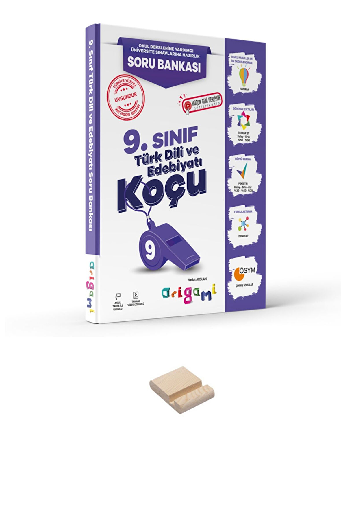 ORİGAMİ 9. Sınıf Edebiyat Soru Bankası + Telefon Standı