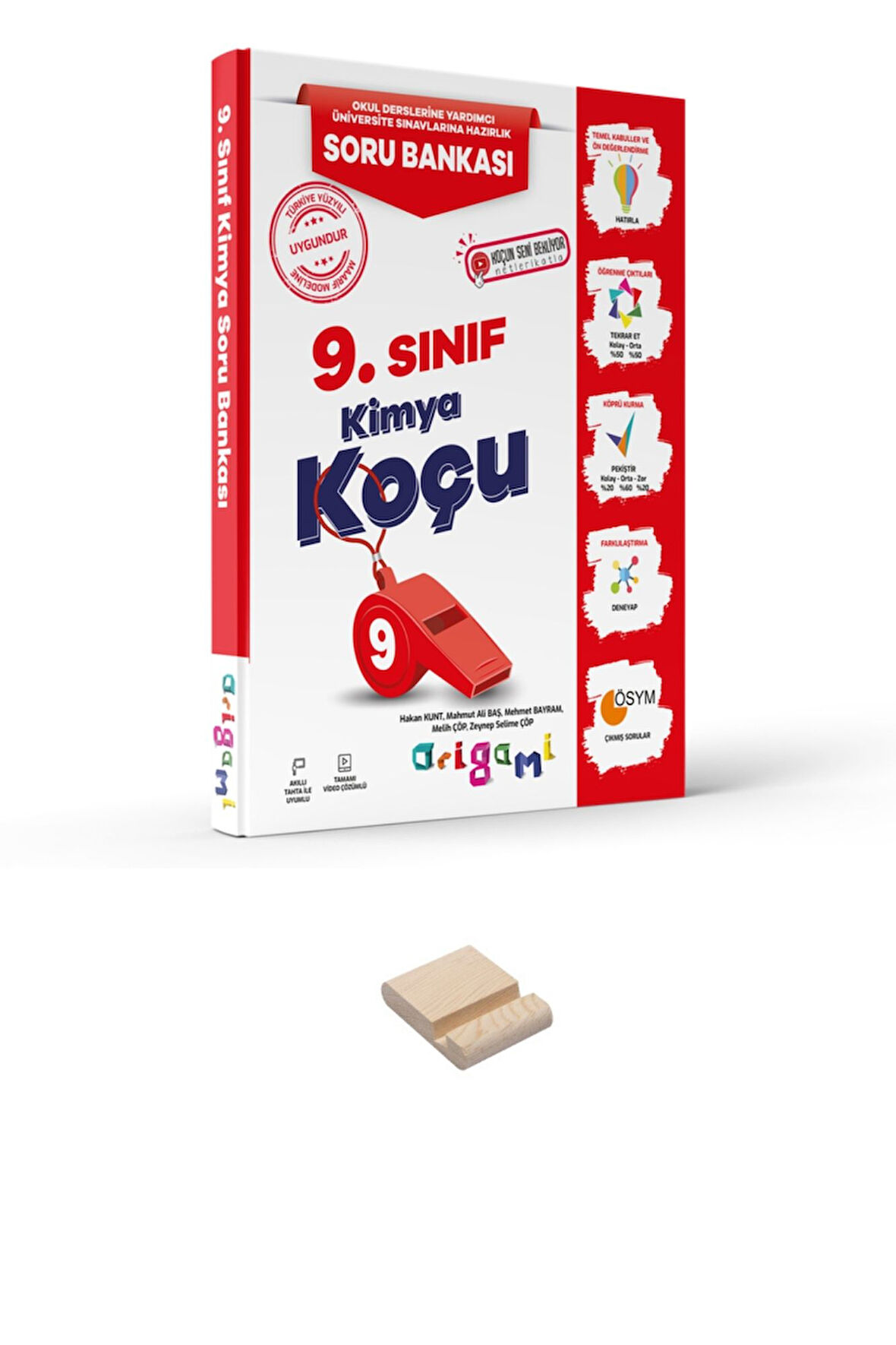 ORİGAMİ 9. Sınıf Kimya Soru Bankası + Telefon Standı