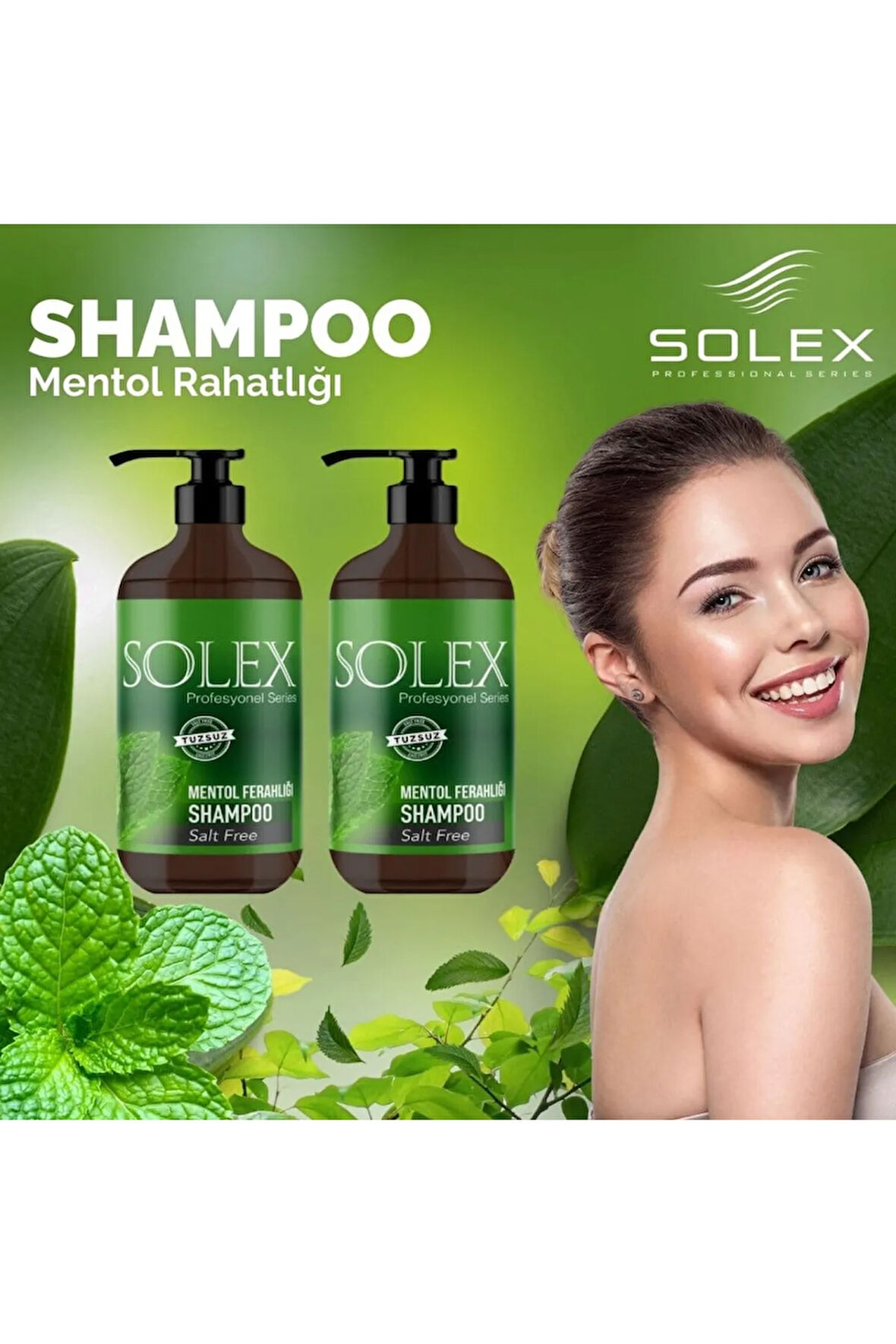 Tuzsuz Professıonal Serıes Mentol Keratin Özlü Şampuan 1.000 ml+1000 ML