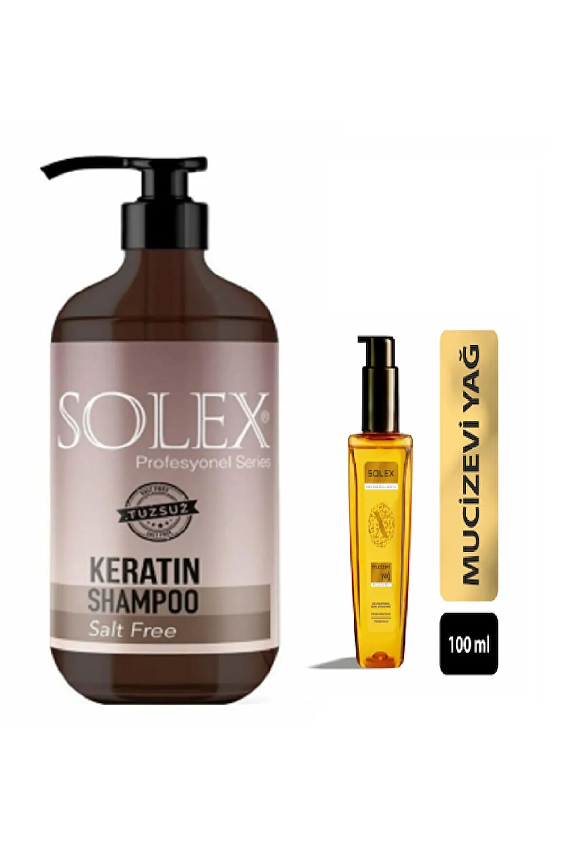 Tuzsuz Professıonal Serıes Keratin Özlü Şampuan 1.000 Ml+ Mucizevi Argan Keratin Yağ Serum 100 ml